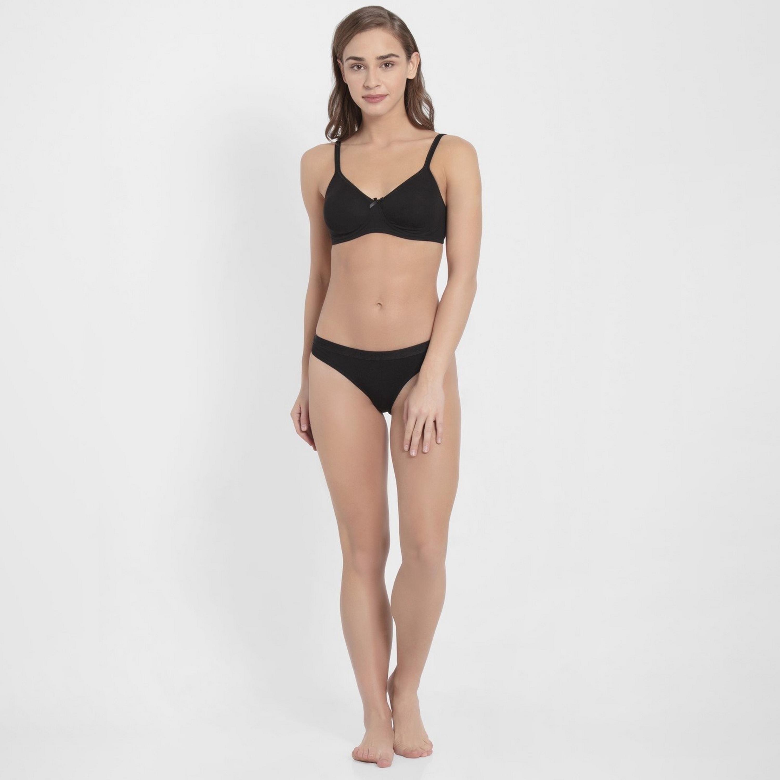 حمالة صدر نسائية مبطنة سادة بسلك من جوكي-women-clothing-lingerie-bras-image-4