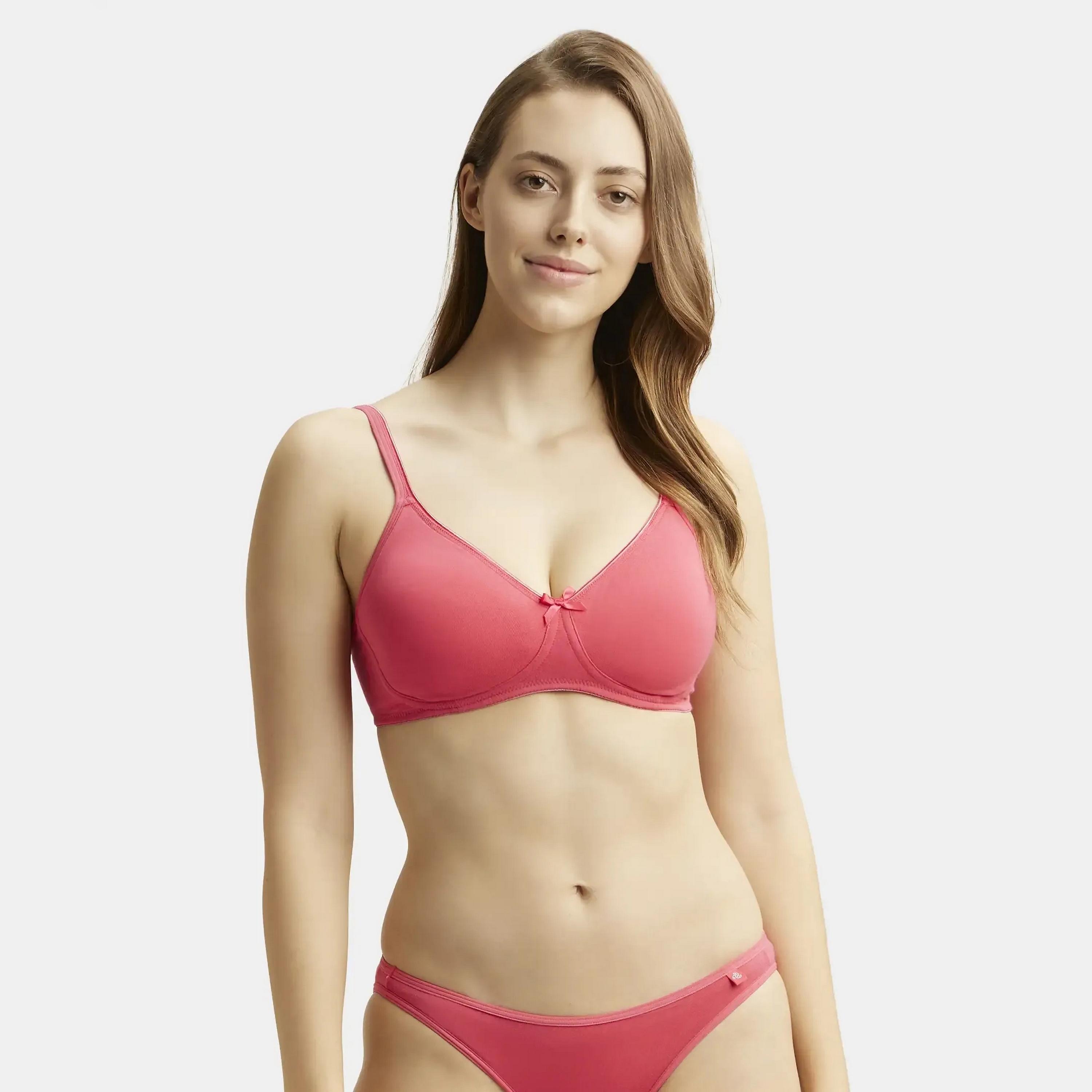 حمالة صدر نسائية مبطنة سادة بسلك من جوكي-women-clothing-lingerie-bras-image-7