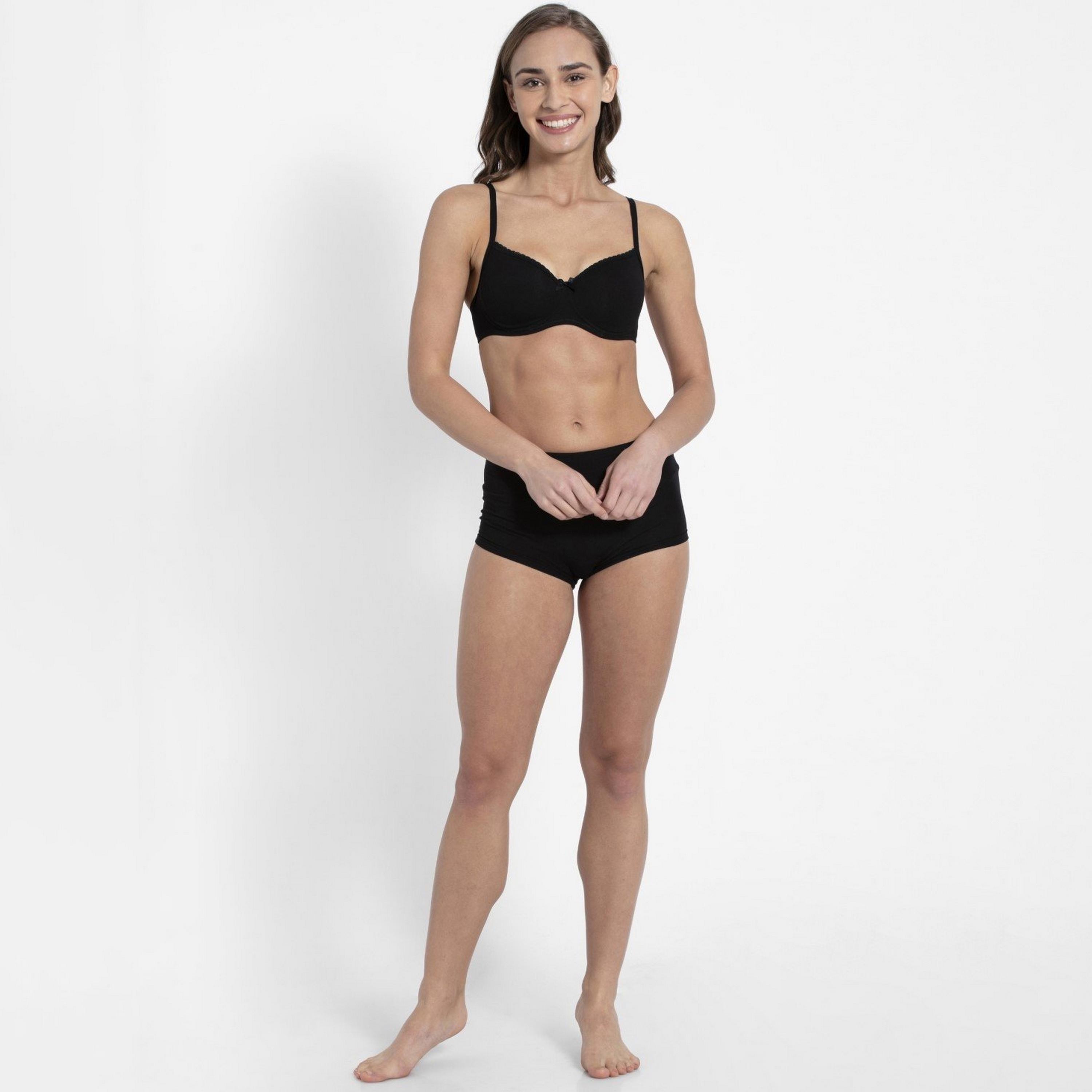 حمالة صدر نسائية مبطنة سادة بسلك من جوكي-women-clothing-lingerie-bras-image-3