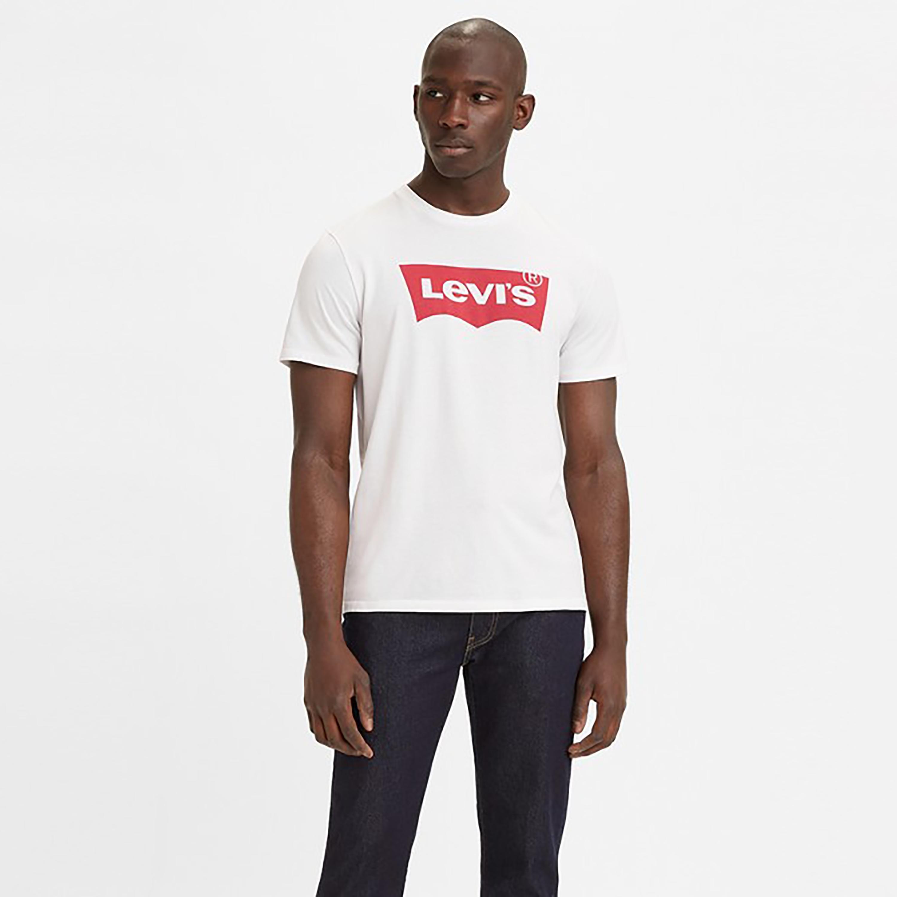 تيشيرت ليفايز بأكمام قصيرة وياقة دائرية مع شعار-men-clothing-tshirtsandpolos-tshirts-image-1