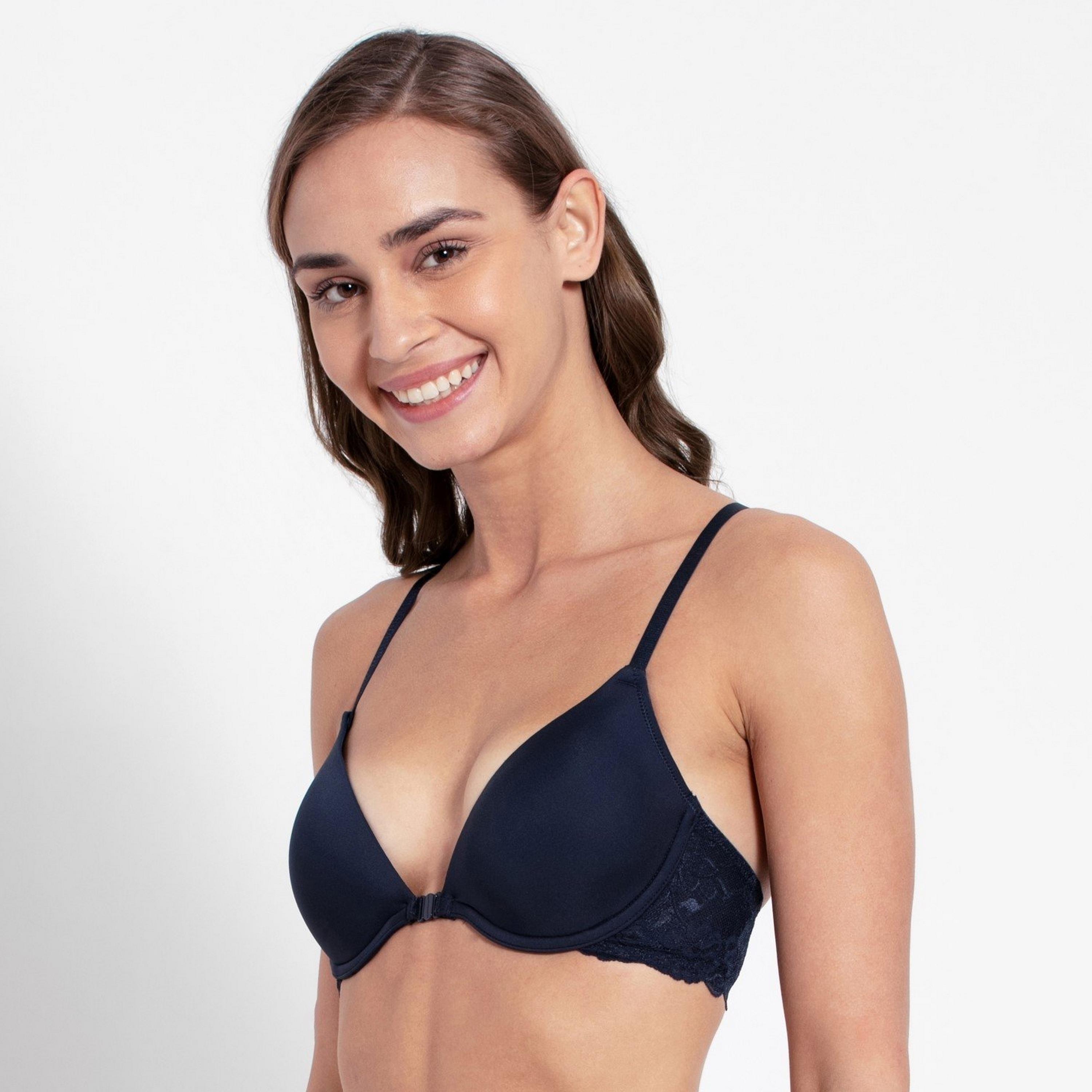 حمالة صدر نسائية مفتوحة من الأمام مبطنة بسلك من الدانتيل من جوكي-women-clothing-lingerie-bras-image-9