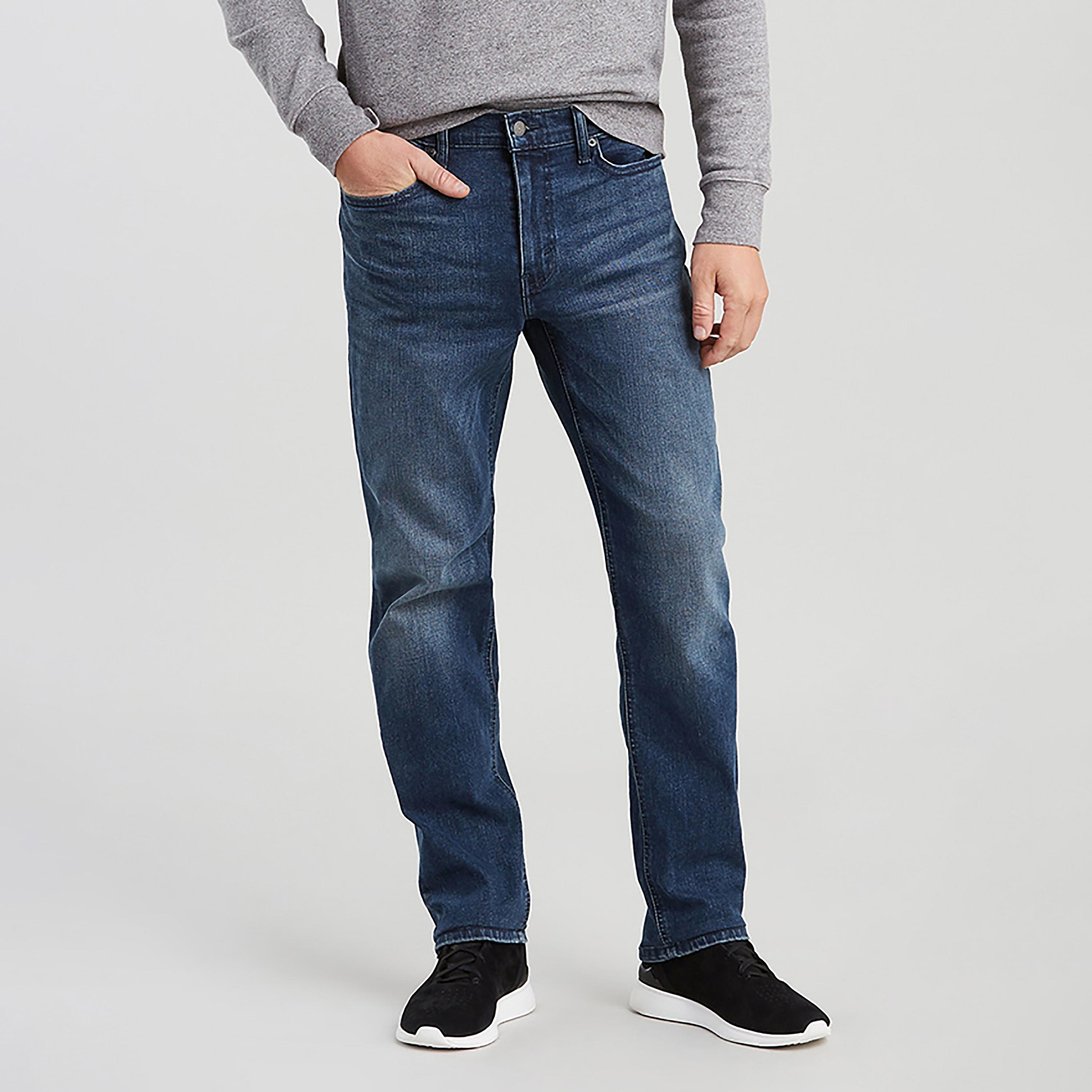 بنطال جينز من ليفايز 541 بمتوسط الارتفاع مع مدبب ذو فت بلون ازرق-men-clothing-bottoms-jeans-image-2