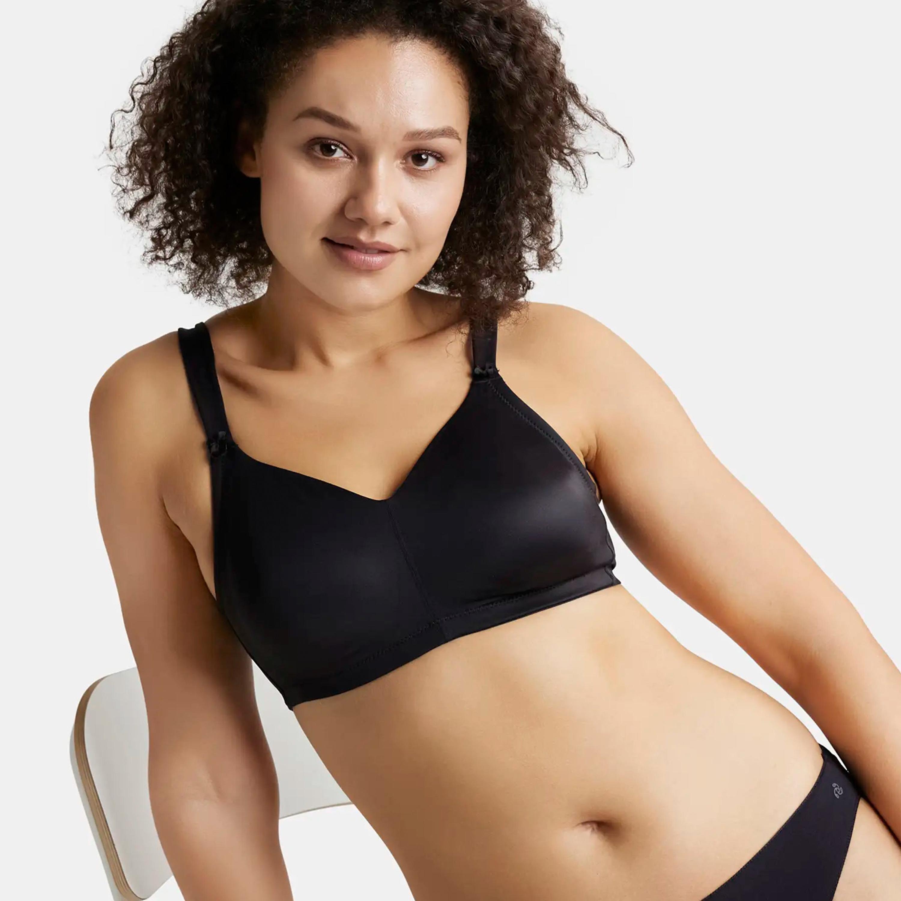 Jockey Women's Soft Wonder Minimiser Wirefree Bra-women-clothing-lingerie-bras-image-3