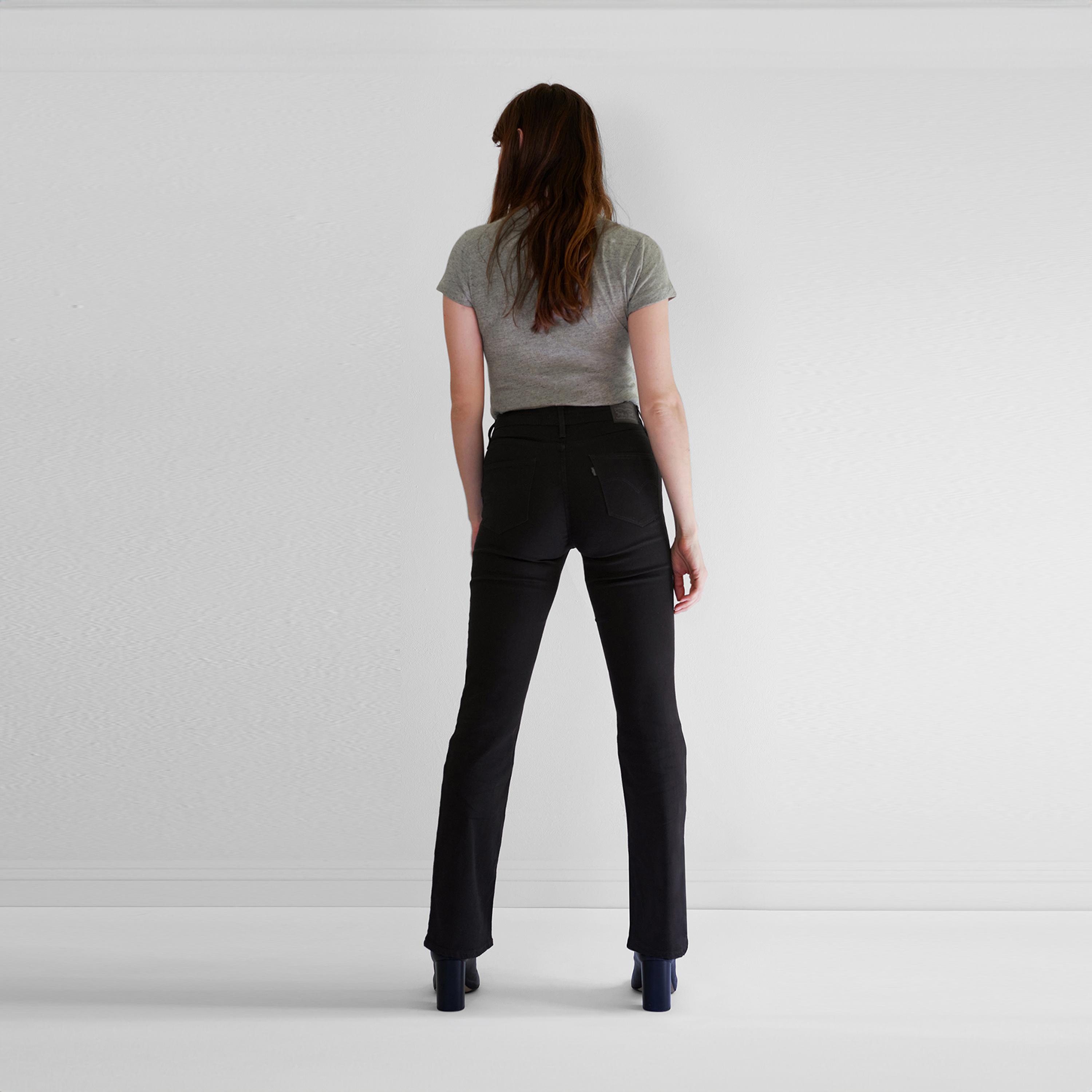 ليفايز- بنطال جينز خصر مرتفع تصميم نحيف- أسود-women-clothing-bottoms-jeans-image-3