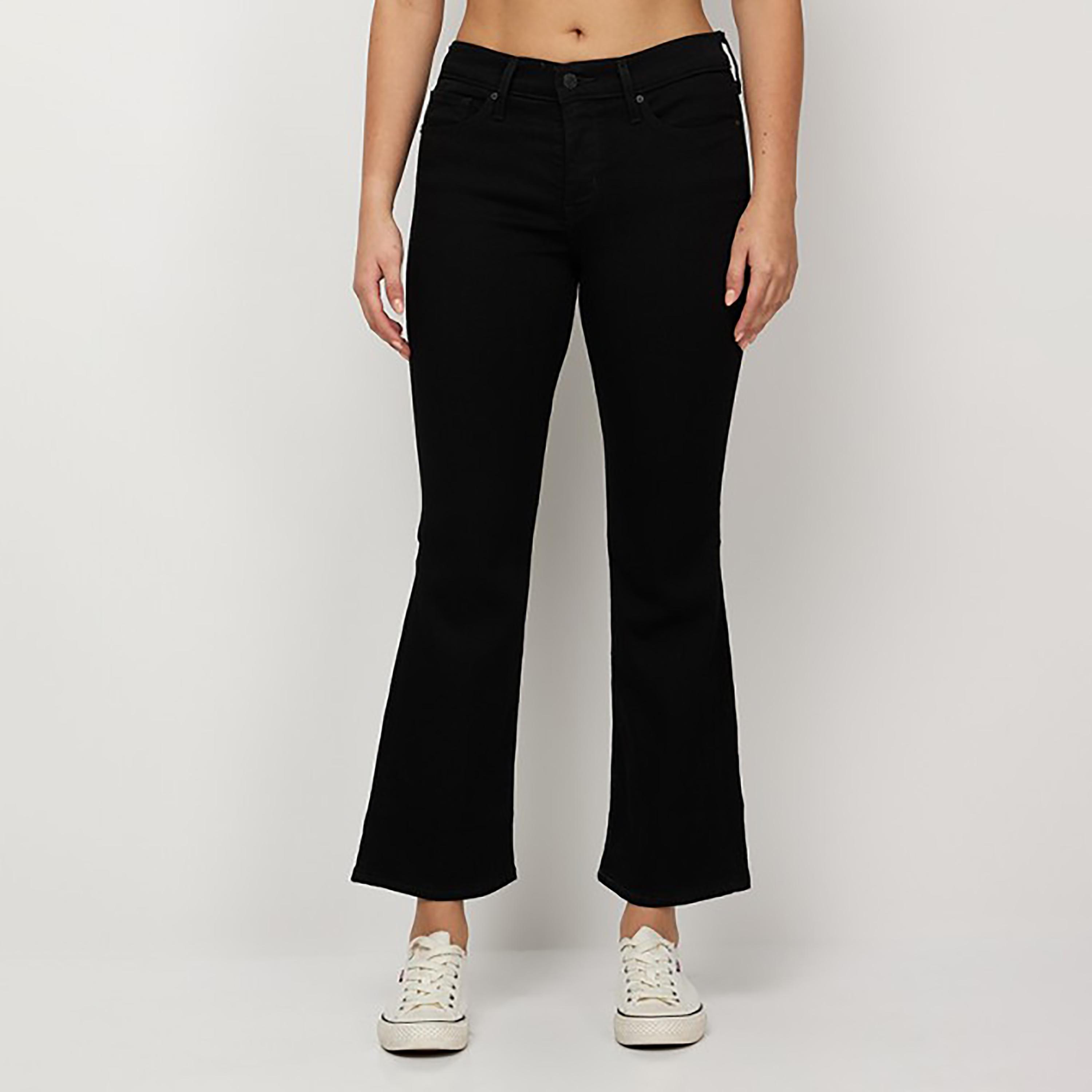 Levi's 315 Black Bootcut Fit Mid-Rise Bootcut Jeans-women-clothing-jeans-image-1