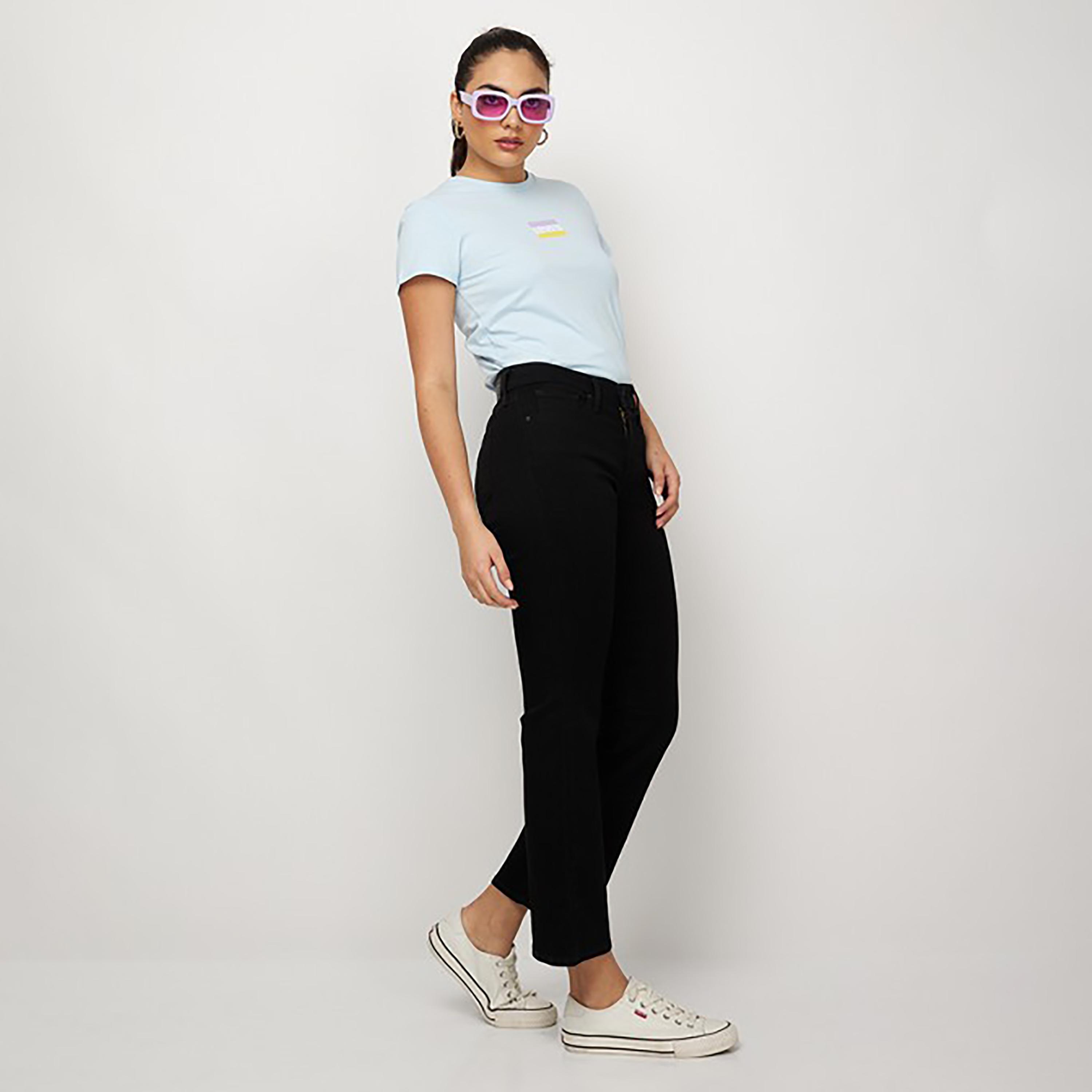 Levi's 315 Black Bootcut Fit Mid-Rise Bootcut Jeans-women-clothing-jeans-image-4