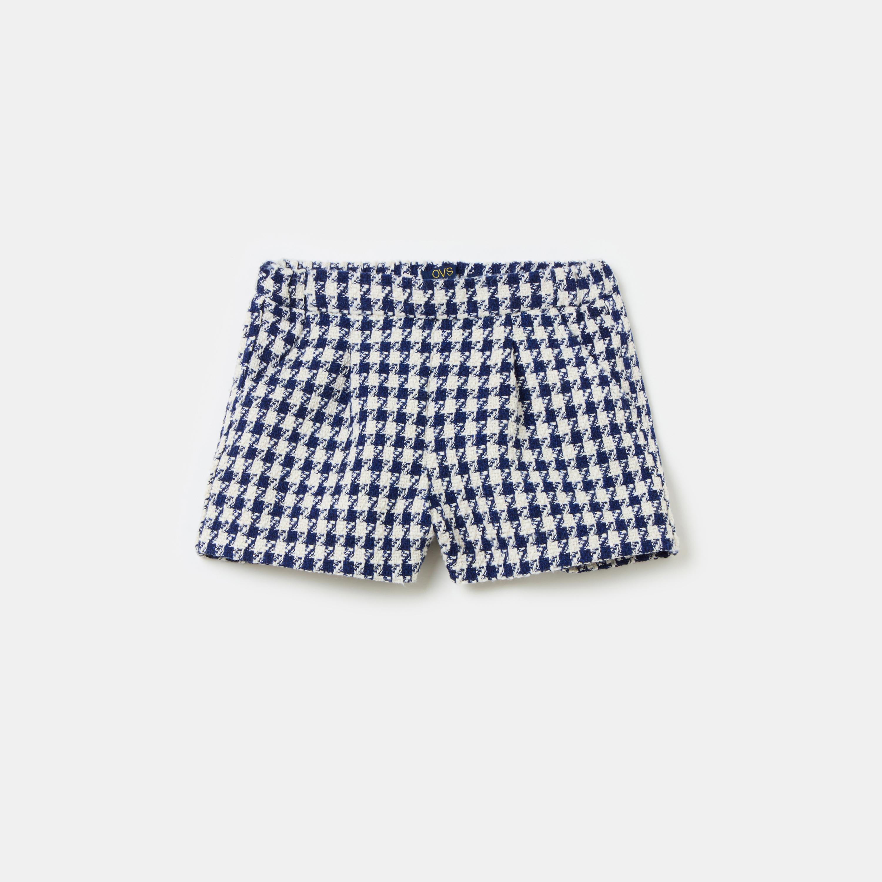 شورت مطاطي مربعات من أوه في إس-girls-clothing-bottoms-shorts-image-1