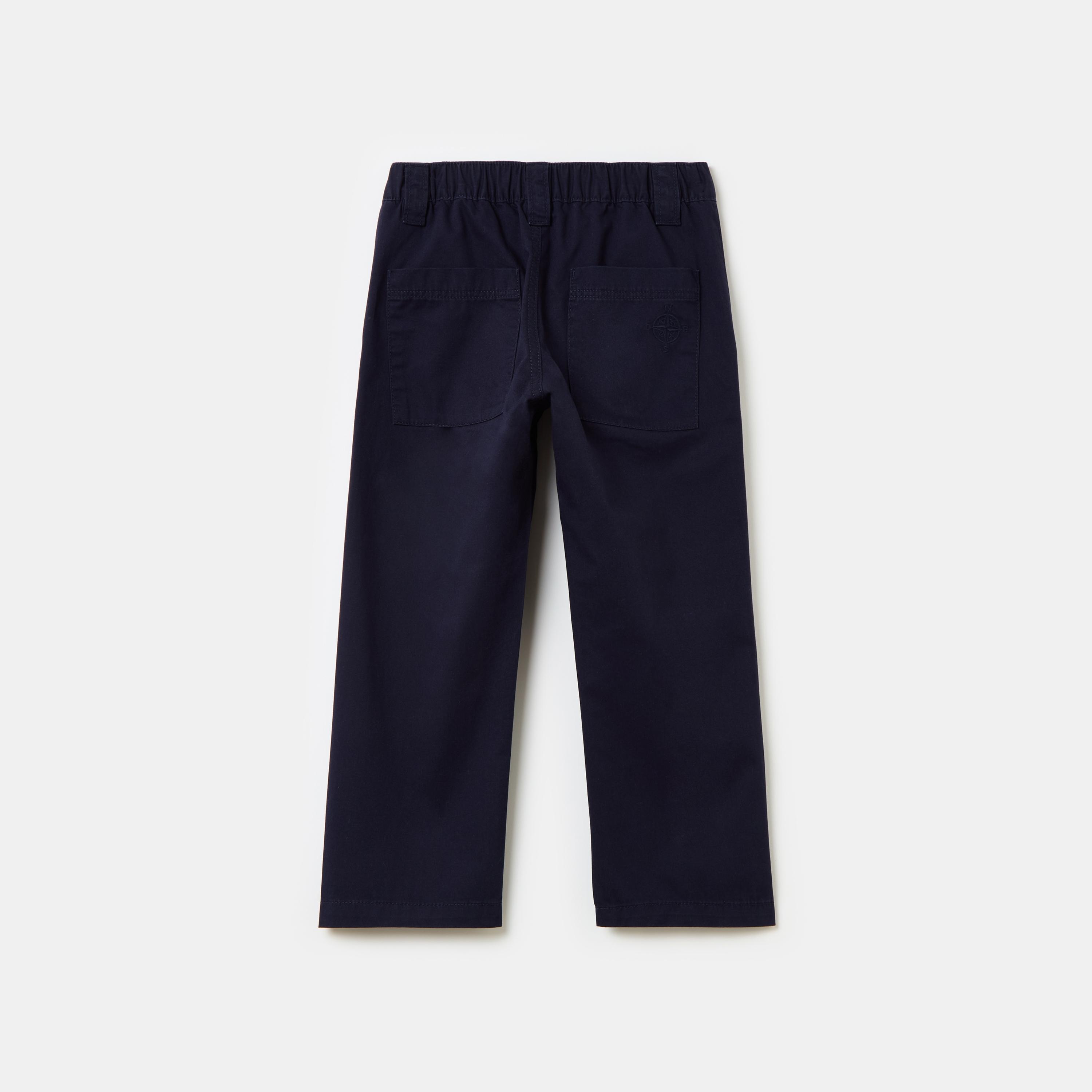 بنطال 100% قطن بأربعة جيوب مطاطي من أوه في إس-boys-clothing-schoolwear-bottoms-pants-image-2