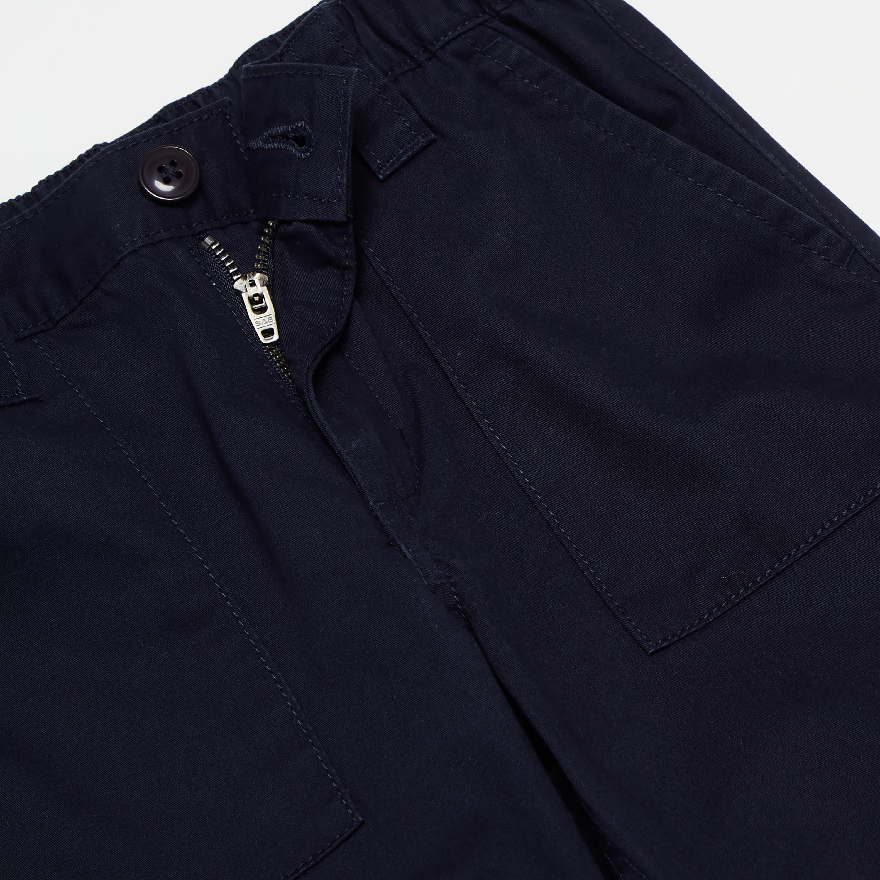 بنطال 100% قطن بأربعة جيوب مطاطي من أوه في إس-boys-clothing-schoolwear-bottoms-pants-image-3