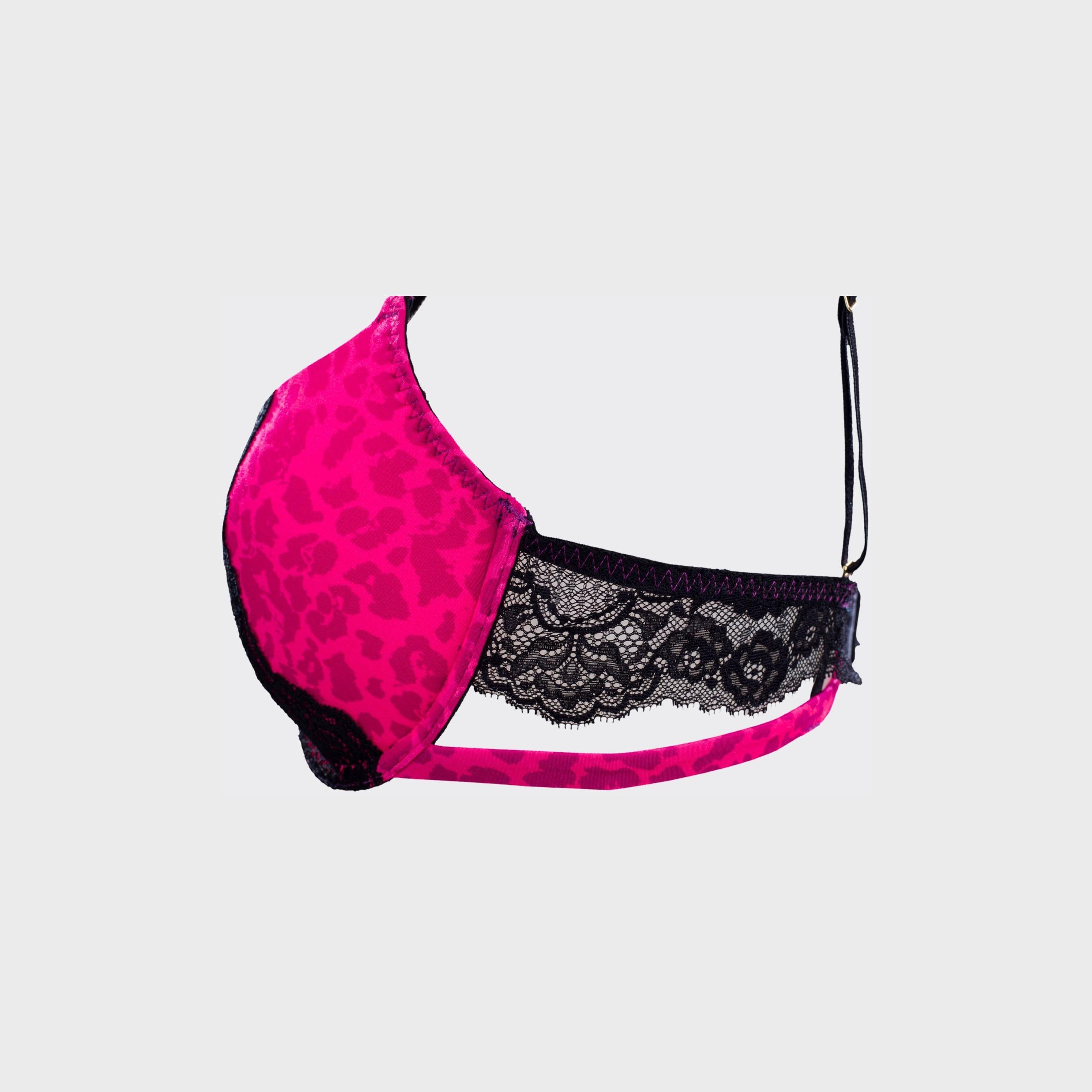La Senza Full Coverage Non-Padded Non-Wired Magenta Women's Bra-women-clothing-lingerie-bras-image-4