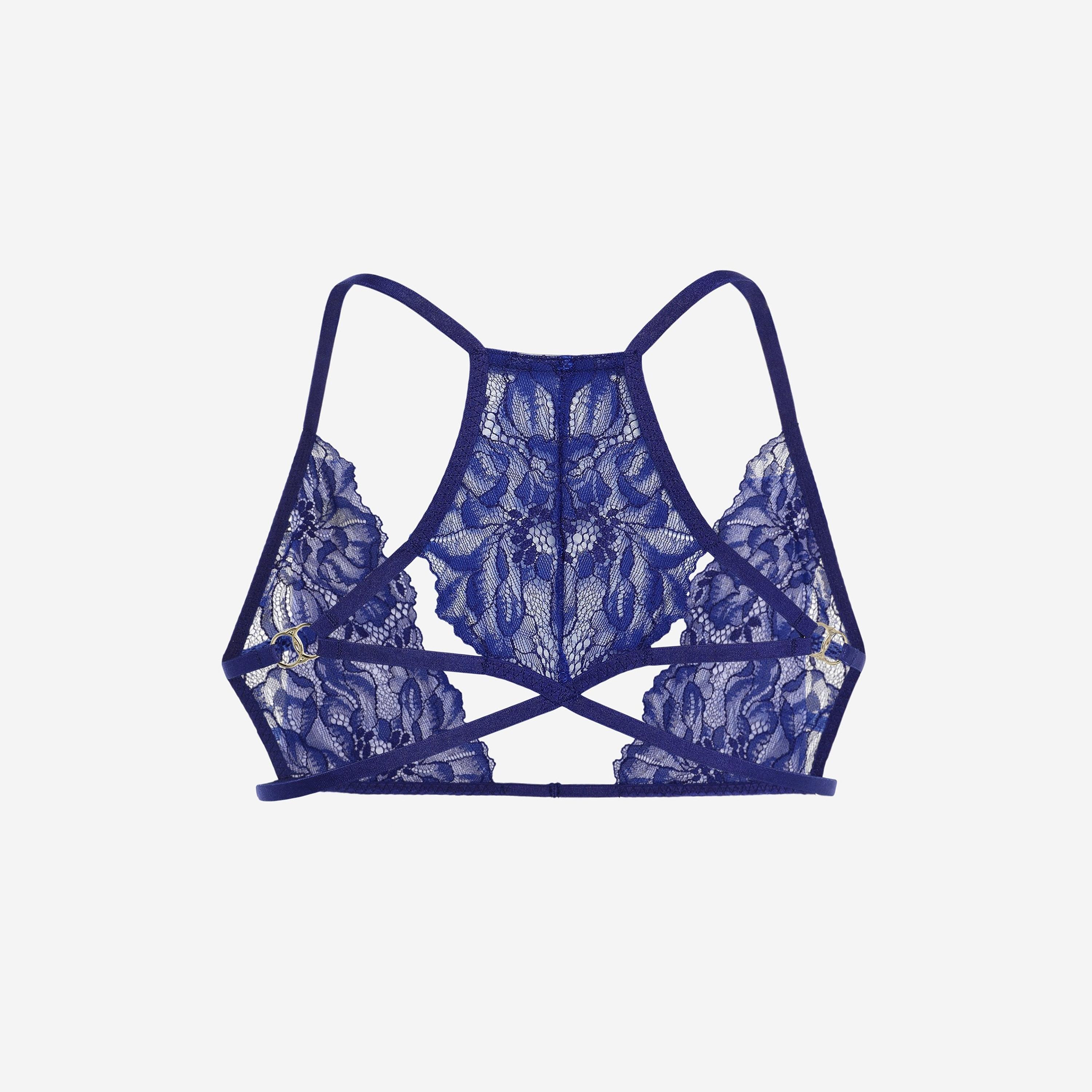 La Senza Low Coverage Sexy Blue Women's Bikini Panties-women-clothing-lingerie-panties-image-2