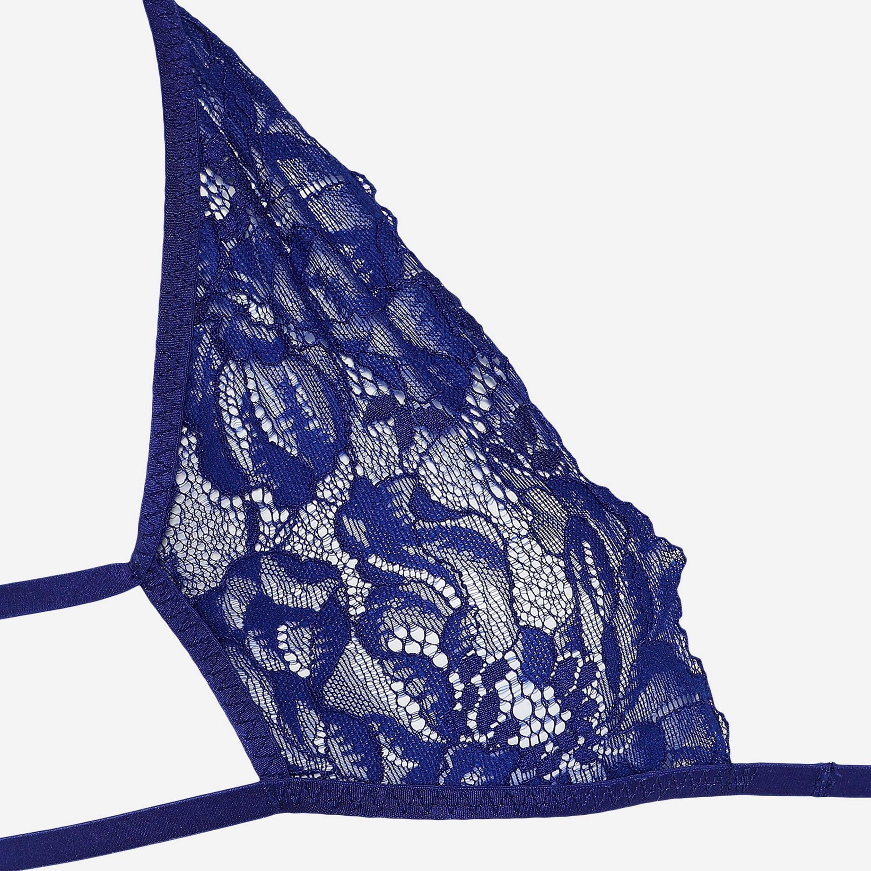 La Senza Low Coverage Sexy Blue Women's Bikini Panties-women-clothing-lingerie-panties-image-3