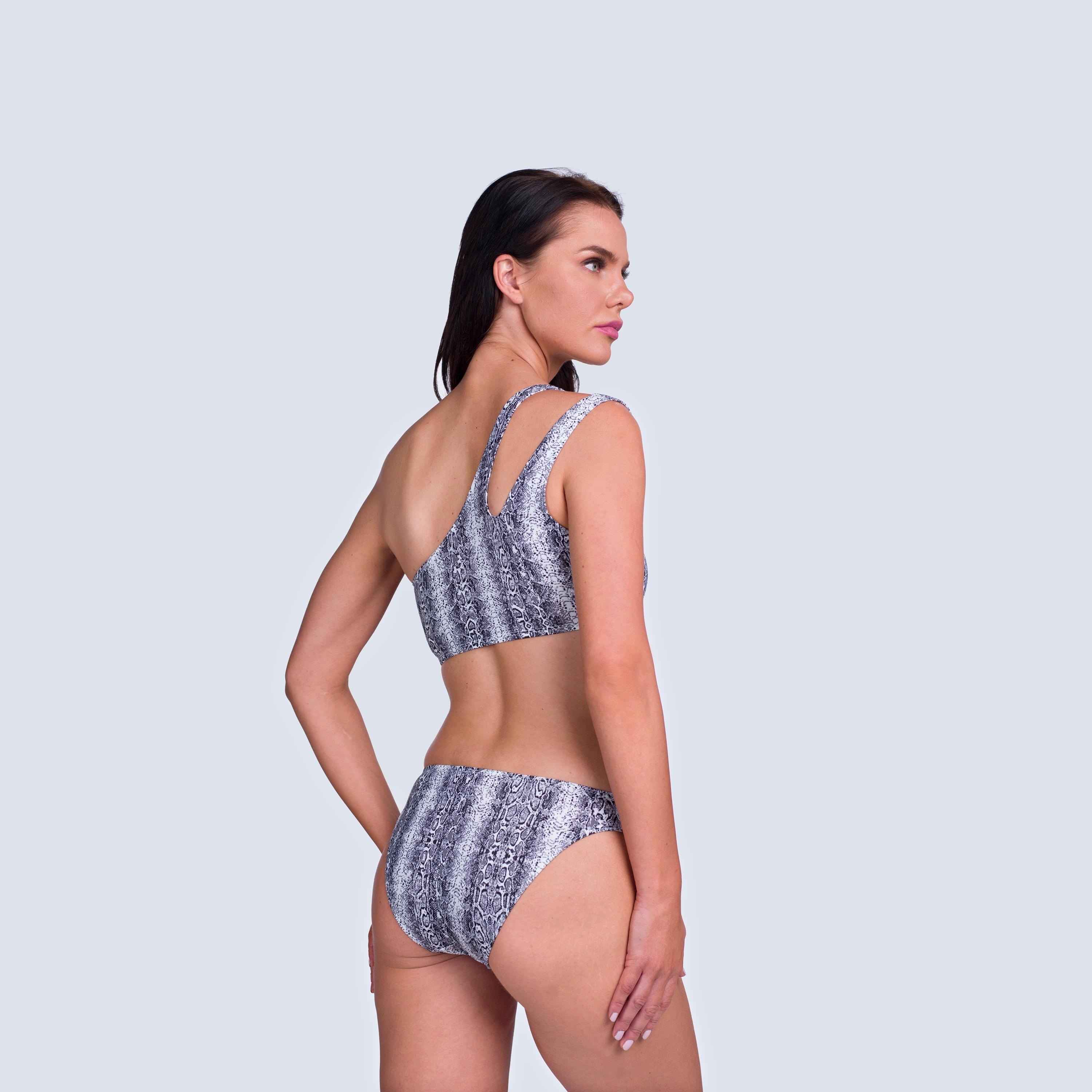 La Senza Printed One Shoulder Sleeveless Women's Short Robe-women-clothing-swimandbeach-beach-beachwear-image-2