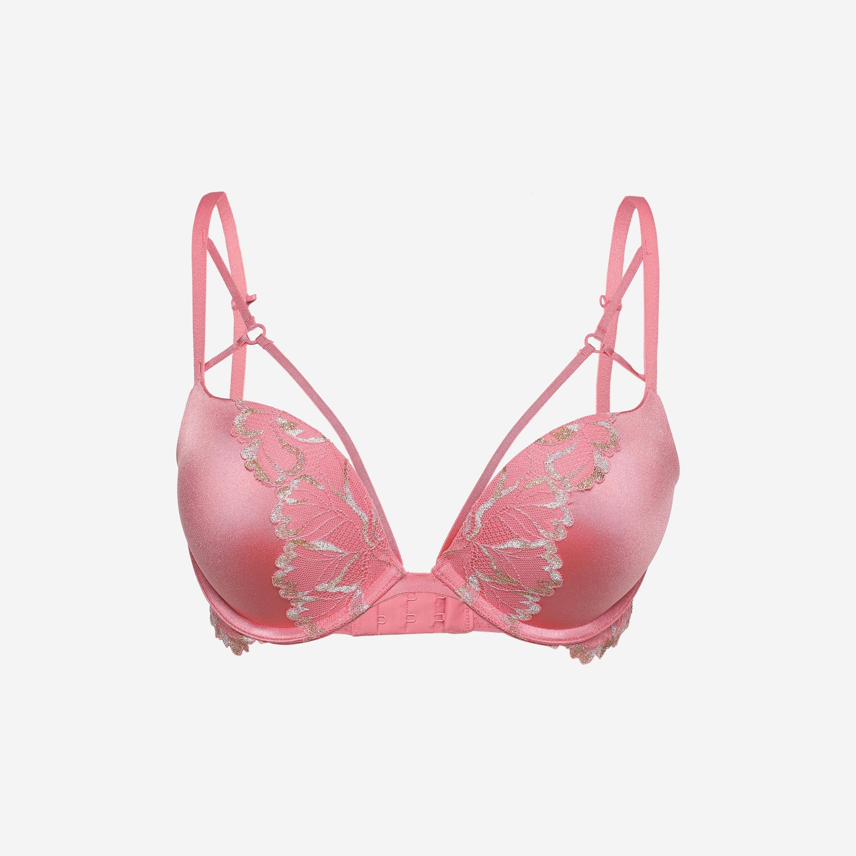 حمالة صدر نسائية لا سينزا المبطنة بالجل غير المجهزة بالأسلاك النسائية من نوع Coral-women-clothing-lingerie-bras-image-1