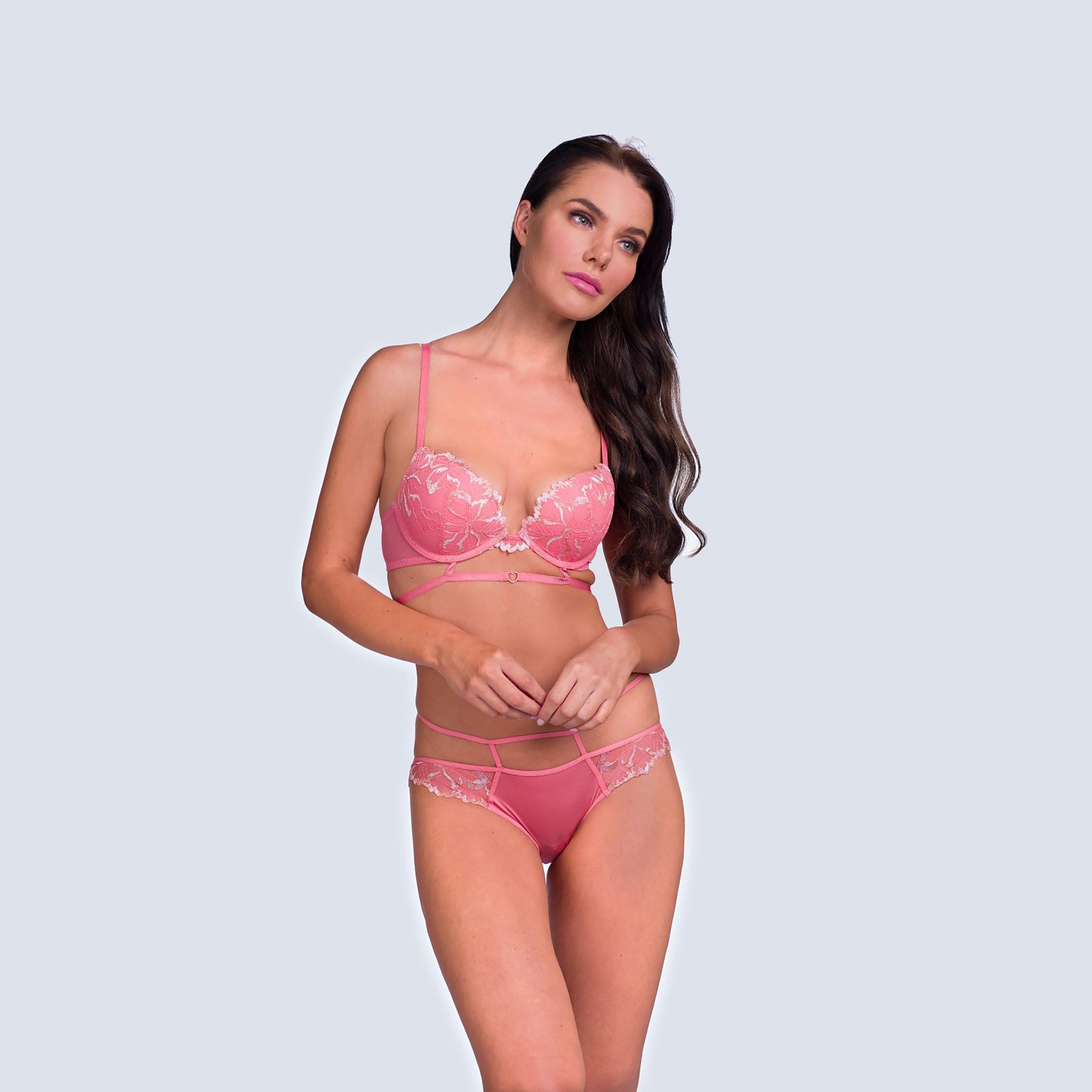حمالة صدر نسائية لا سينزا المبطنة بالجل غير المجهزة بالأسلاك النسائية من نوع Coral-women-clothing-lingerie-bras-image-2