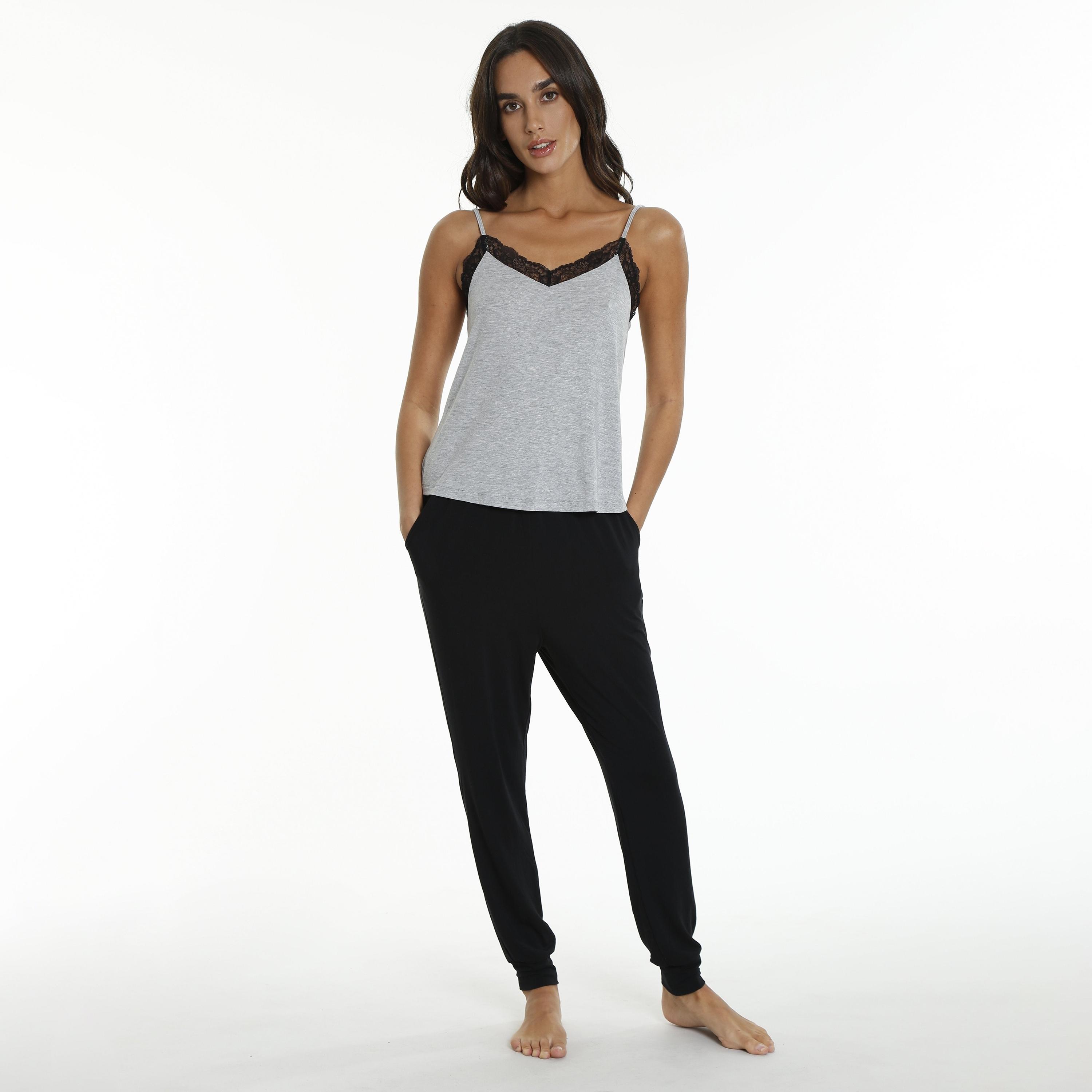 La Senza Non-Padded Non-Wired Grey Melange Women's Camisole-women-clothing-lingerie-camisoles-image-2