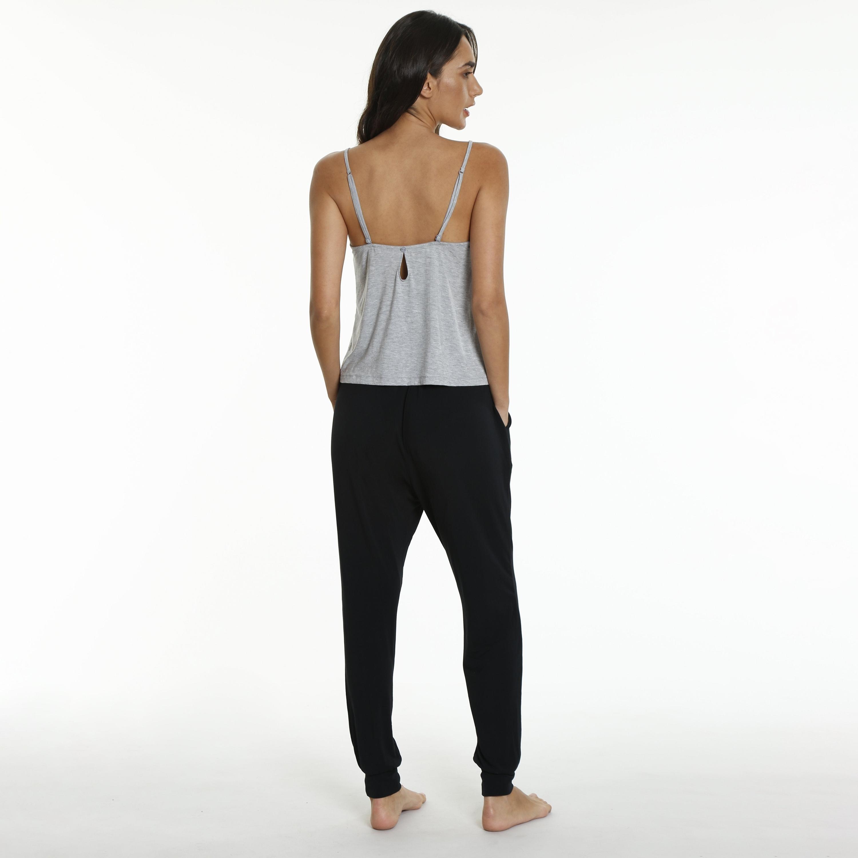 La Senza Non-Padded Non-Wired Grey Melange Women's Camisole-women-clothing-lingerie-camisoles-image-4