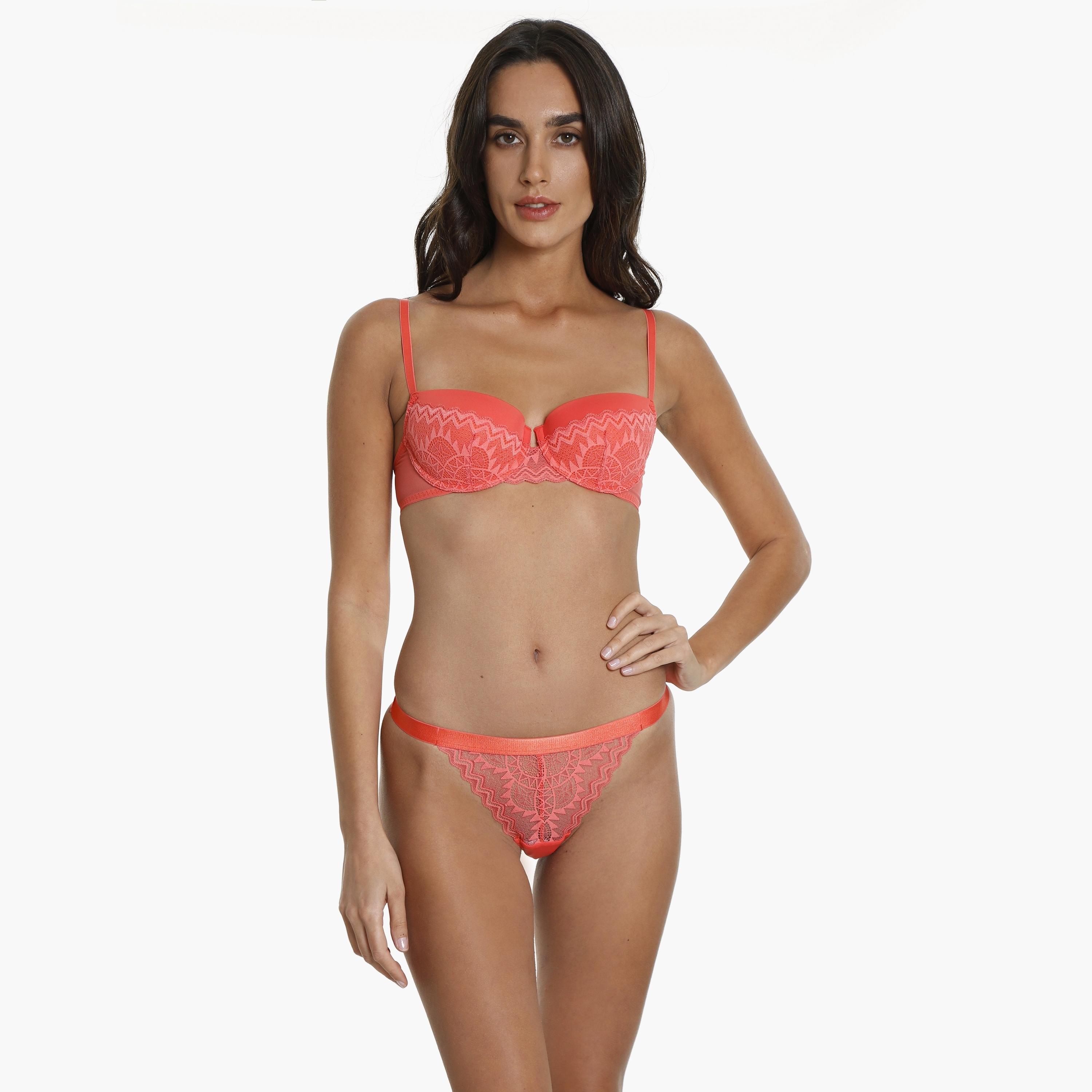 لا سينزا غير تغطية العصرية الساخنة للكورال النسائي الداخلي-women-clothing-lingerie-panties-image-2