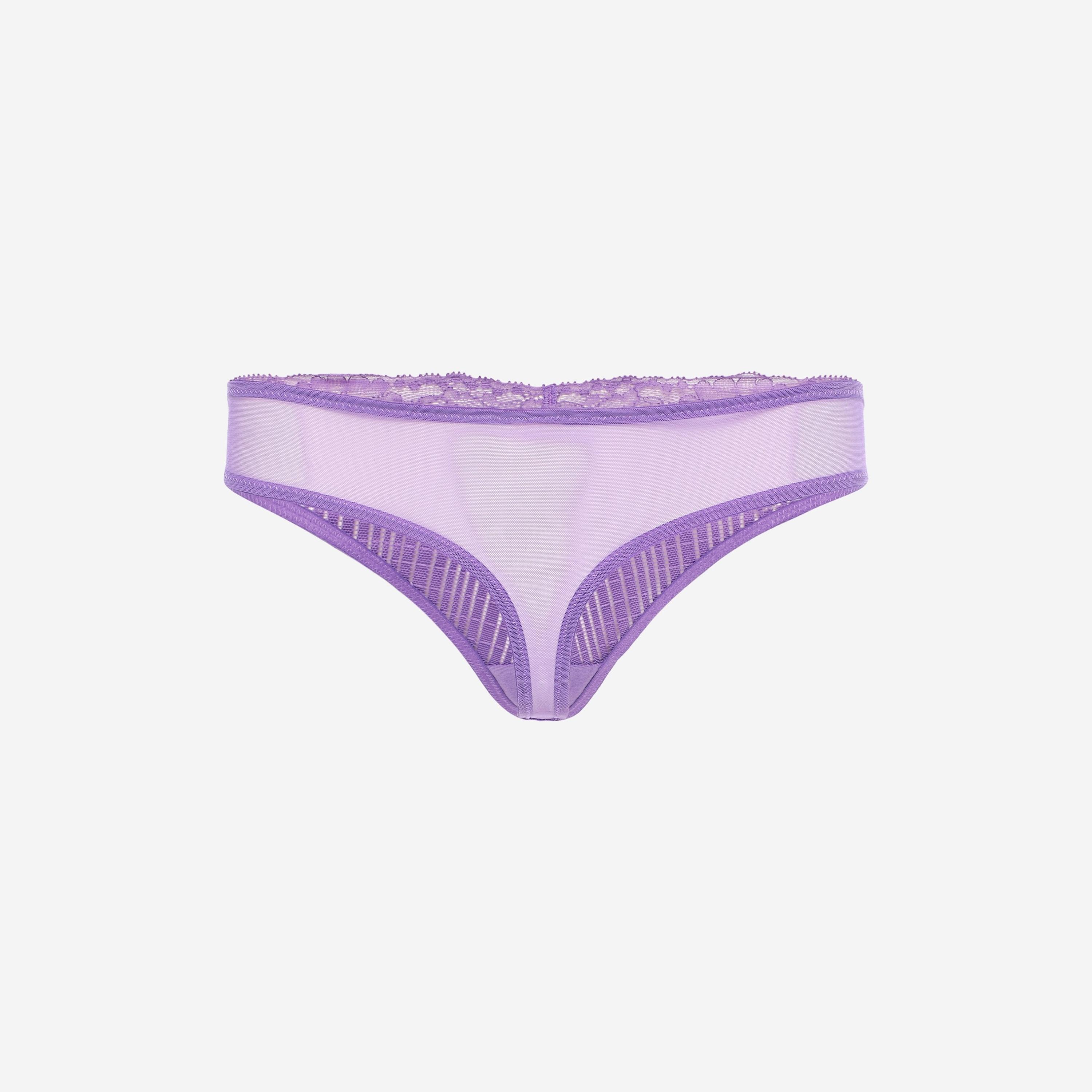 La Senza Non-Coverage Trendy Red Women's Thong Panties-women-clothing-lingerie-panties-image-2