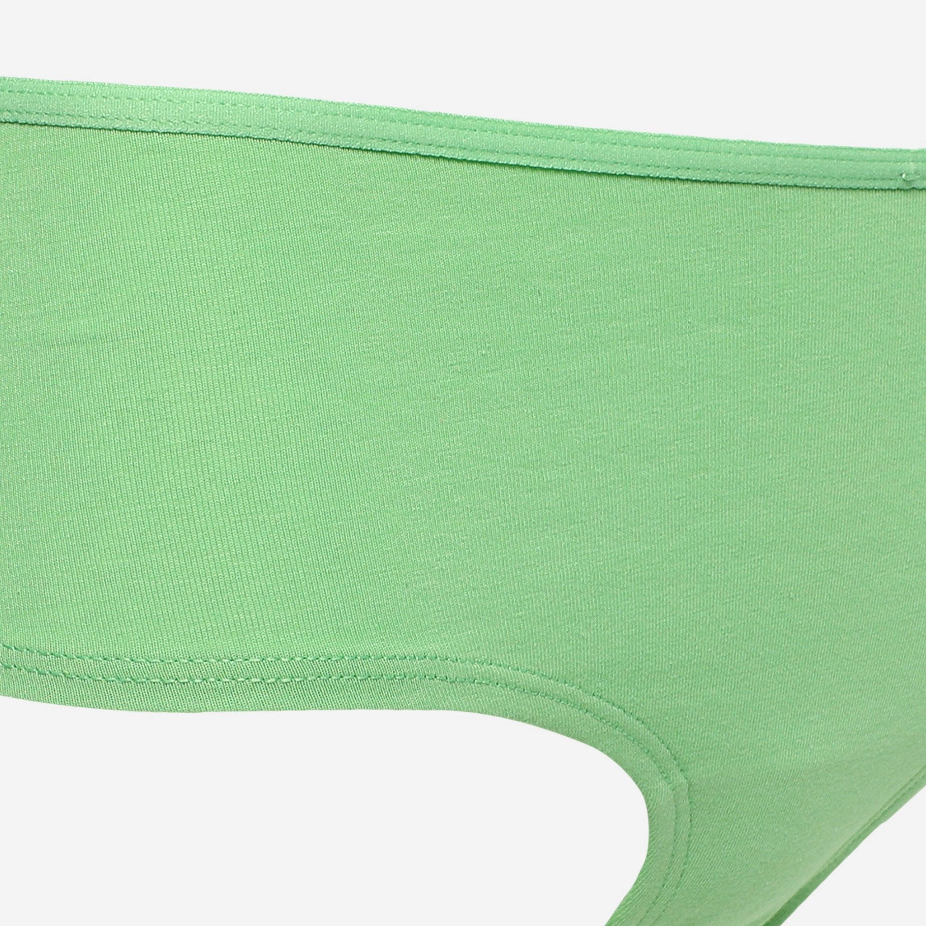 La Senza Medium Coverage Trendy Mint Green Women's Cheeky Panties-women-clothing-lingerie-panties-image-3