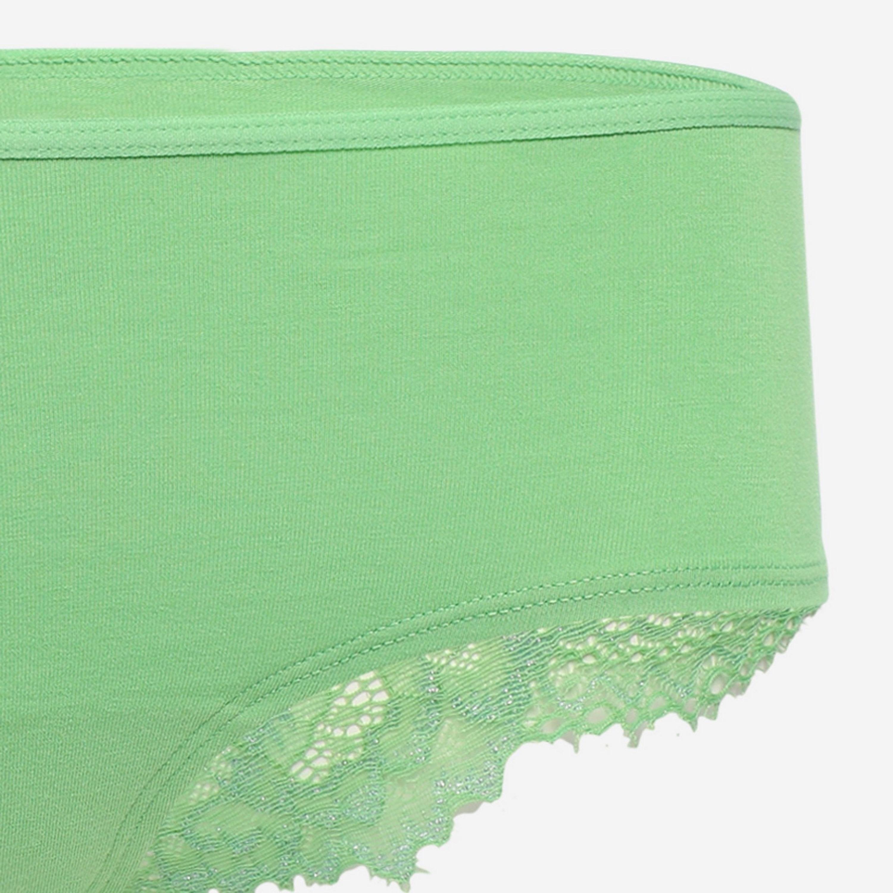 La Senza Medium Coverage Trendy Mint Green Women's Cheeky Panties-women-clothing-lingerie-panties-image-4