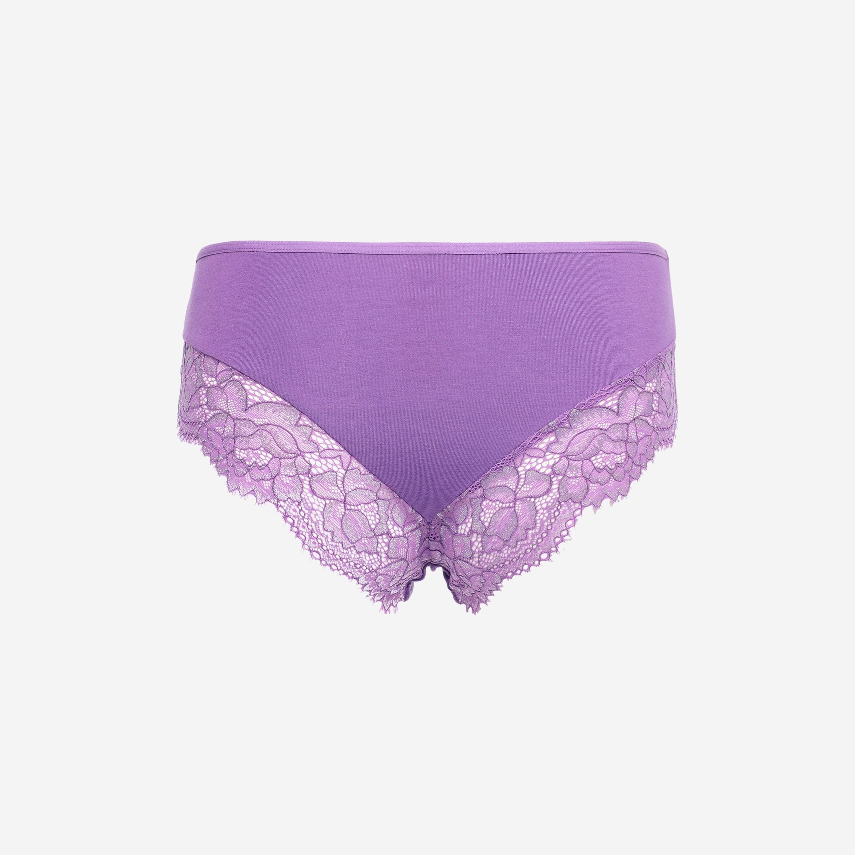 La Senza Medium Coverage Trendy Purple Women's Cheeky Panties-women-clothing-lingerie-panties-image-2