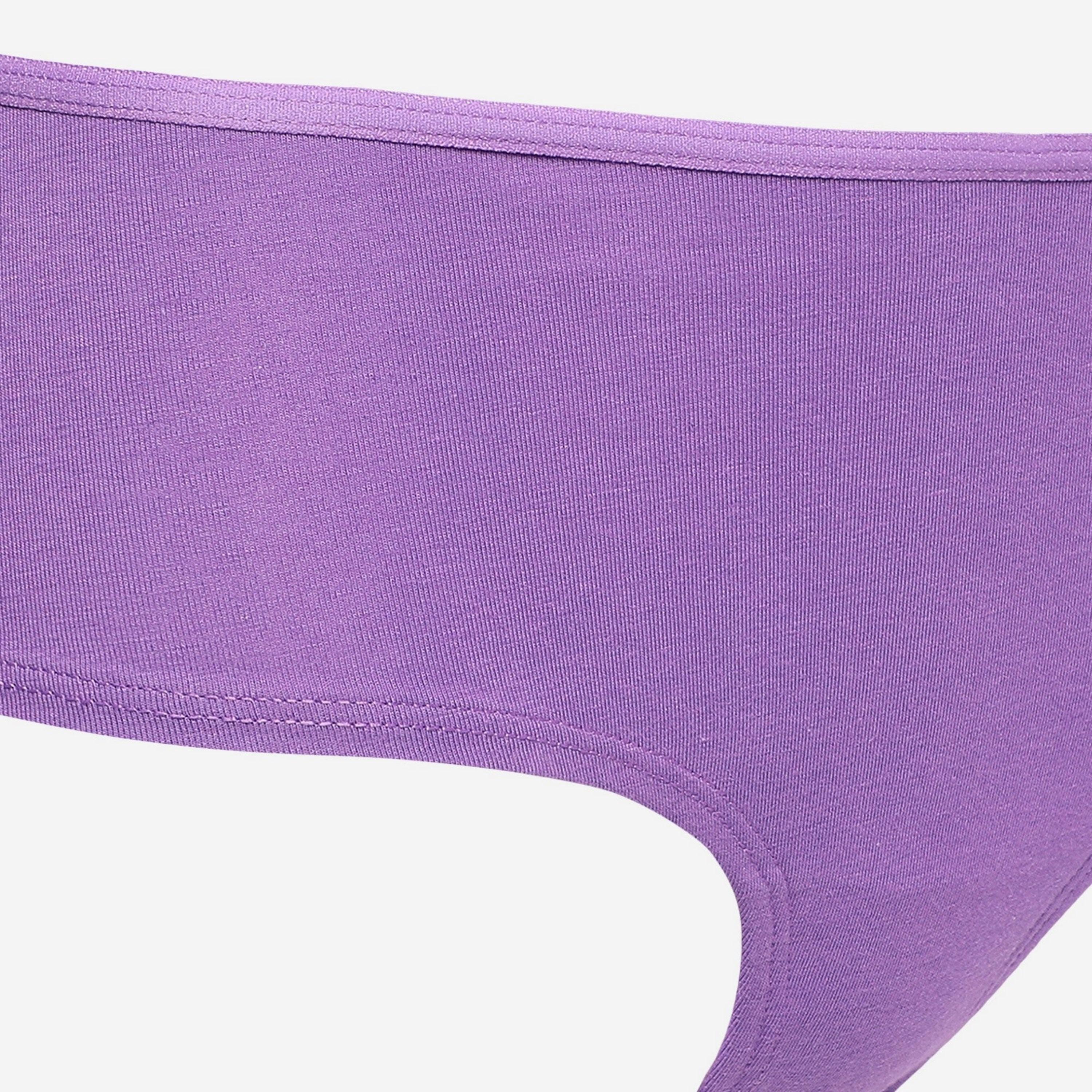 La Senza Medium Coverage Trendy Purple Women's Cheeky Panties-women-clothing-lingerie-panties-image-3