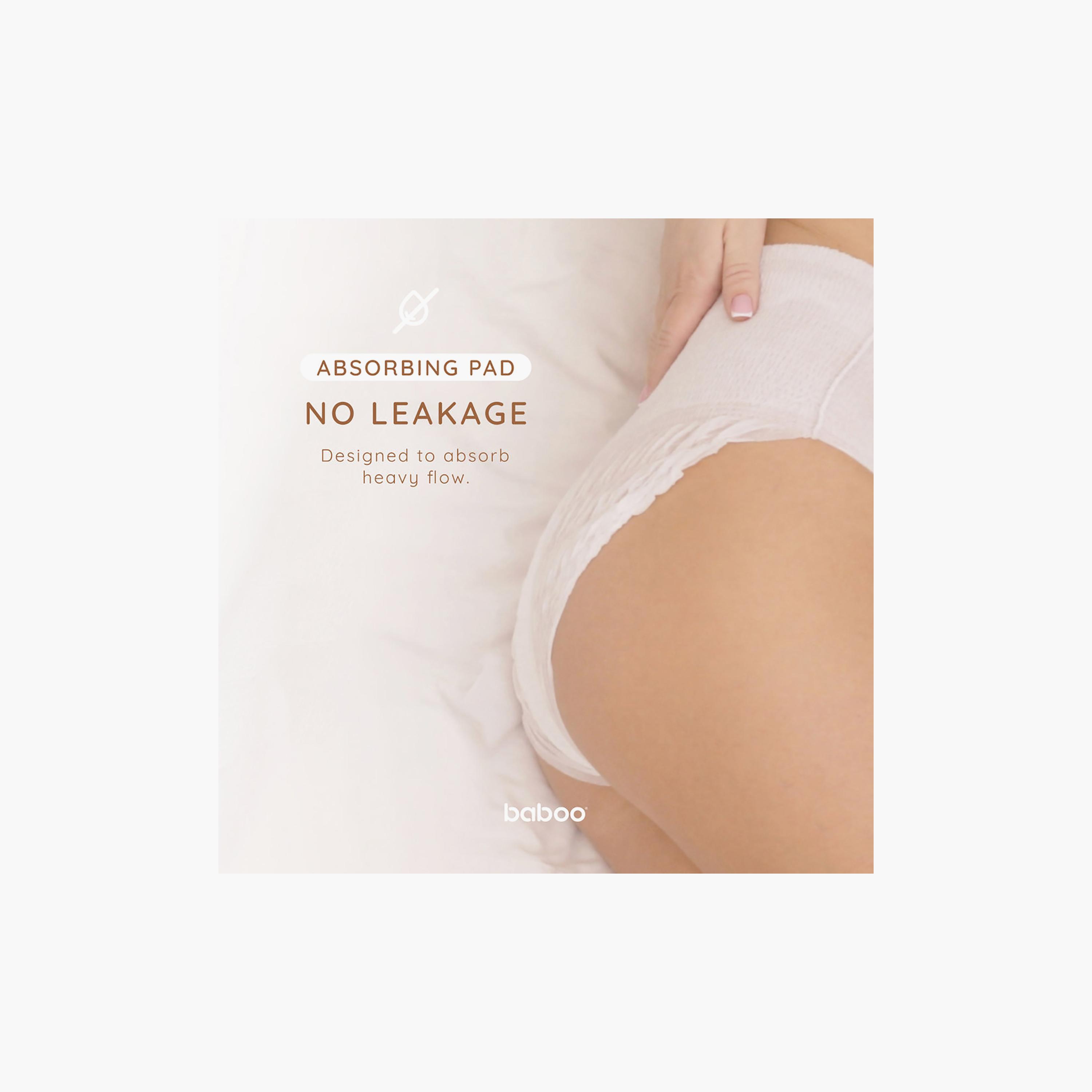 Baboo 5-Piece Disposable Postpartum Absorbant Pads-women-clothing-maternity-lingerie-panties-image-2