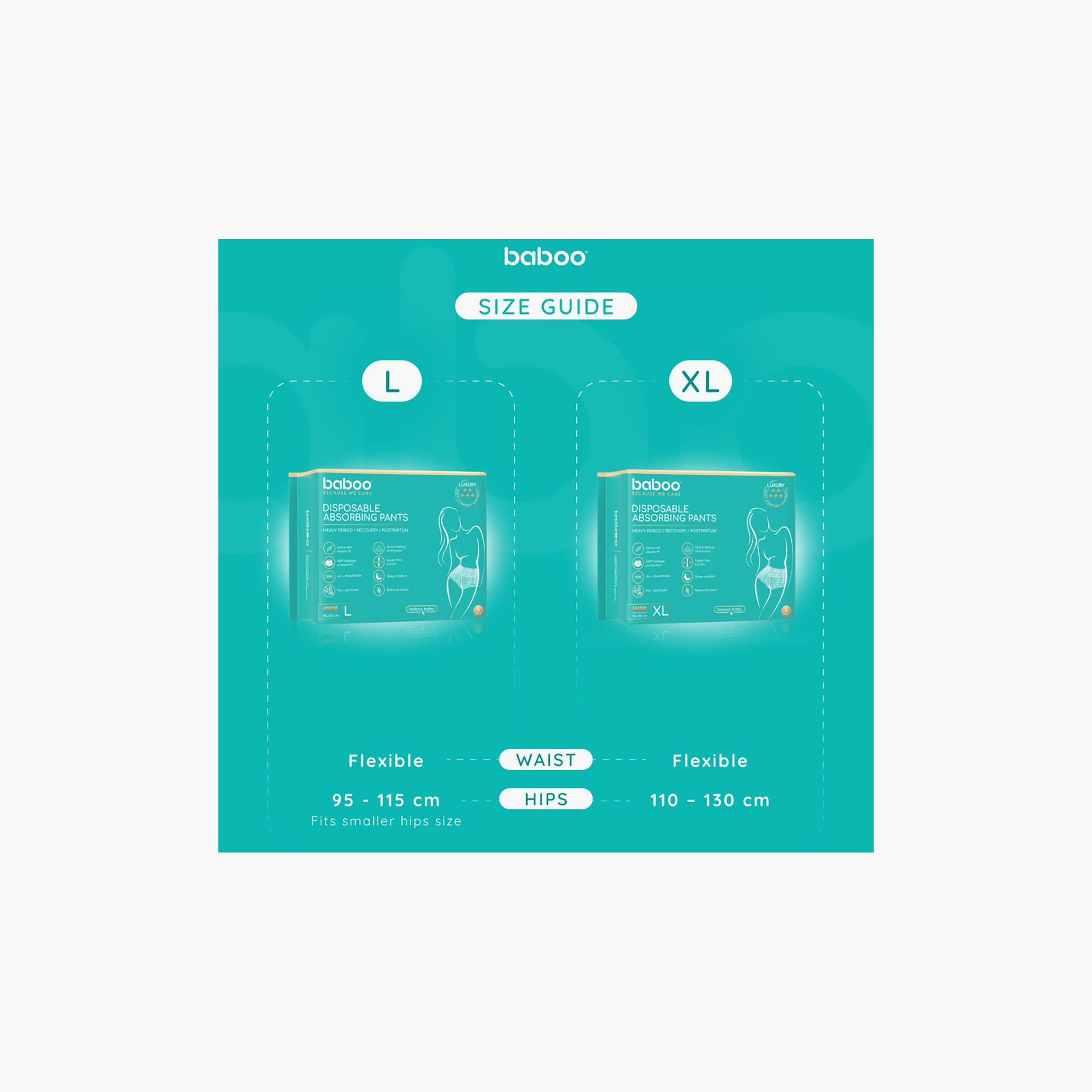 Baboo 5-Piece Disposable Postpartum Absorbant Pads-women-clothing-maternity-lingerie-panties-image-5