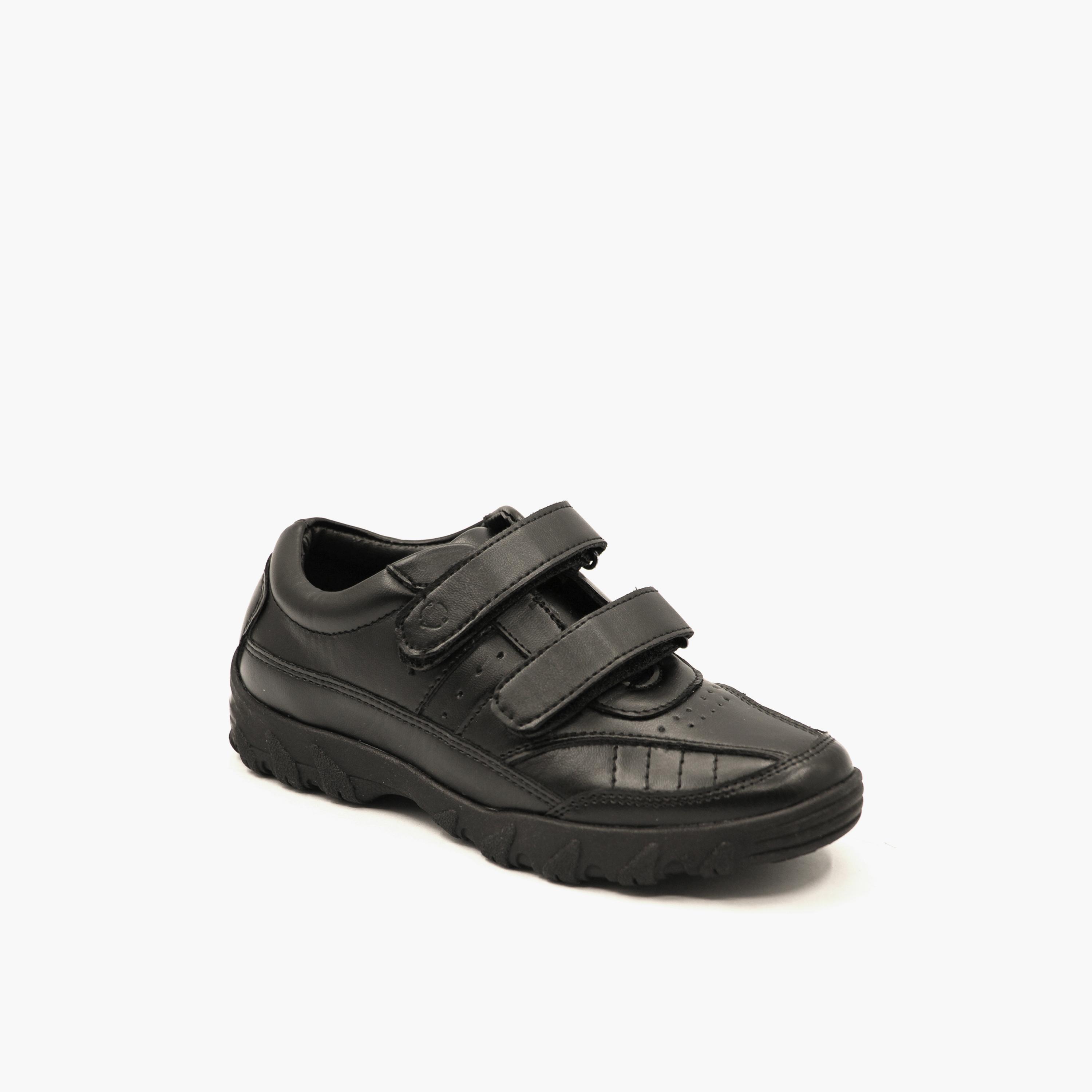 جيومني - حذاء كيدينس مدرسي للأولاد بشريط لاصق | 2002-boys-shoes-schoolshoes-image-1