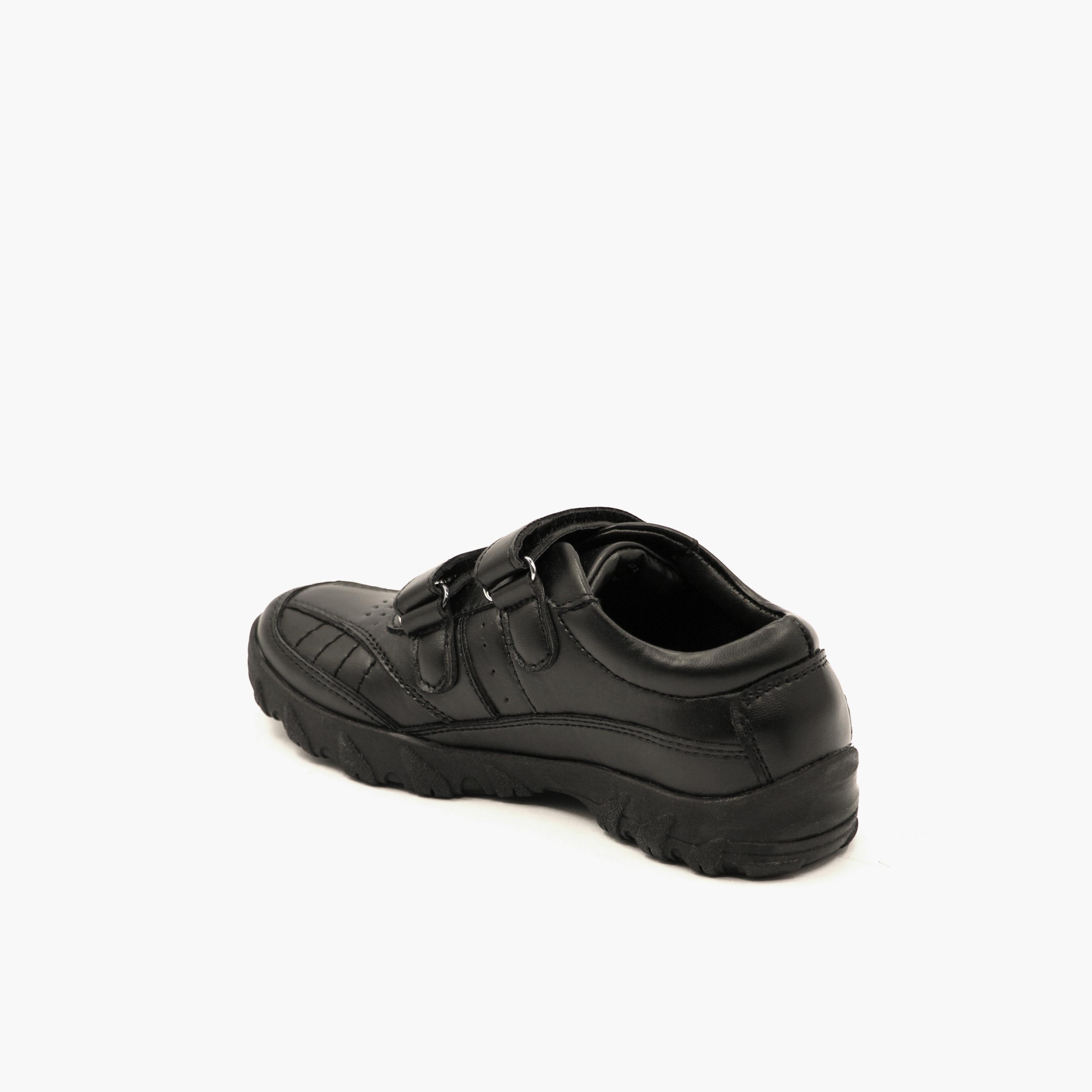 Geoomnii Boy's Hook & Loop Keaiedence School Shoes | 2002-boys-shoes-schoolshoes-image-5