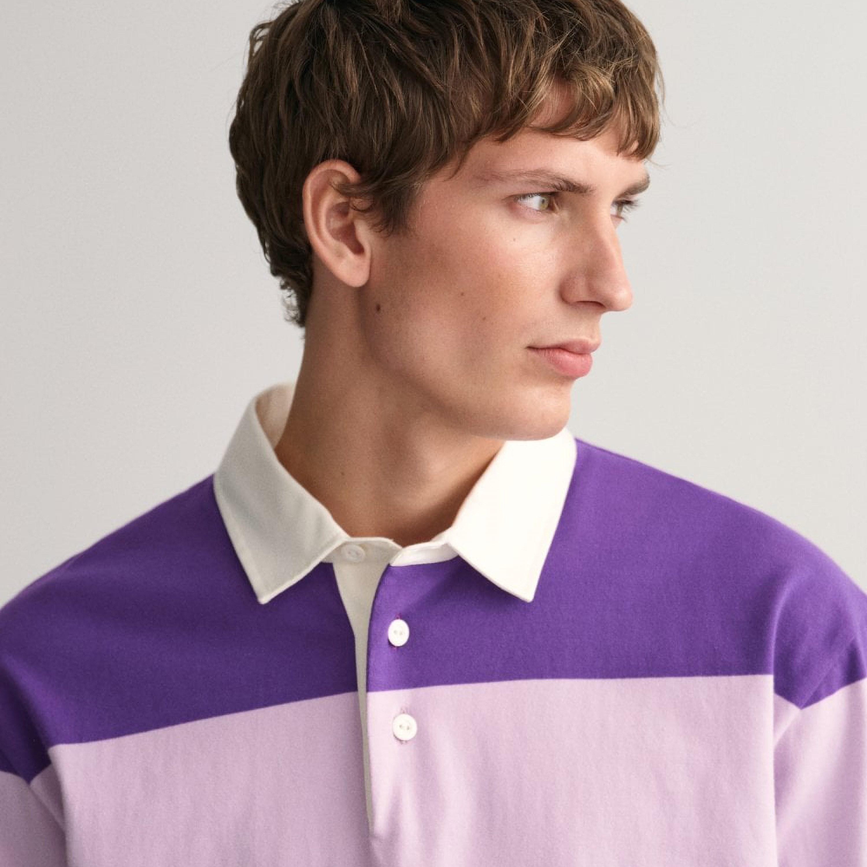 Gant Striped Collared Short Sleeves Men's Polo T-Shirt-men-clothing-tshirtsandpolos-tshirts-image-3