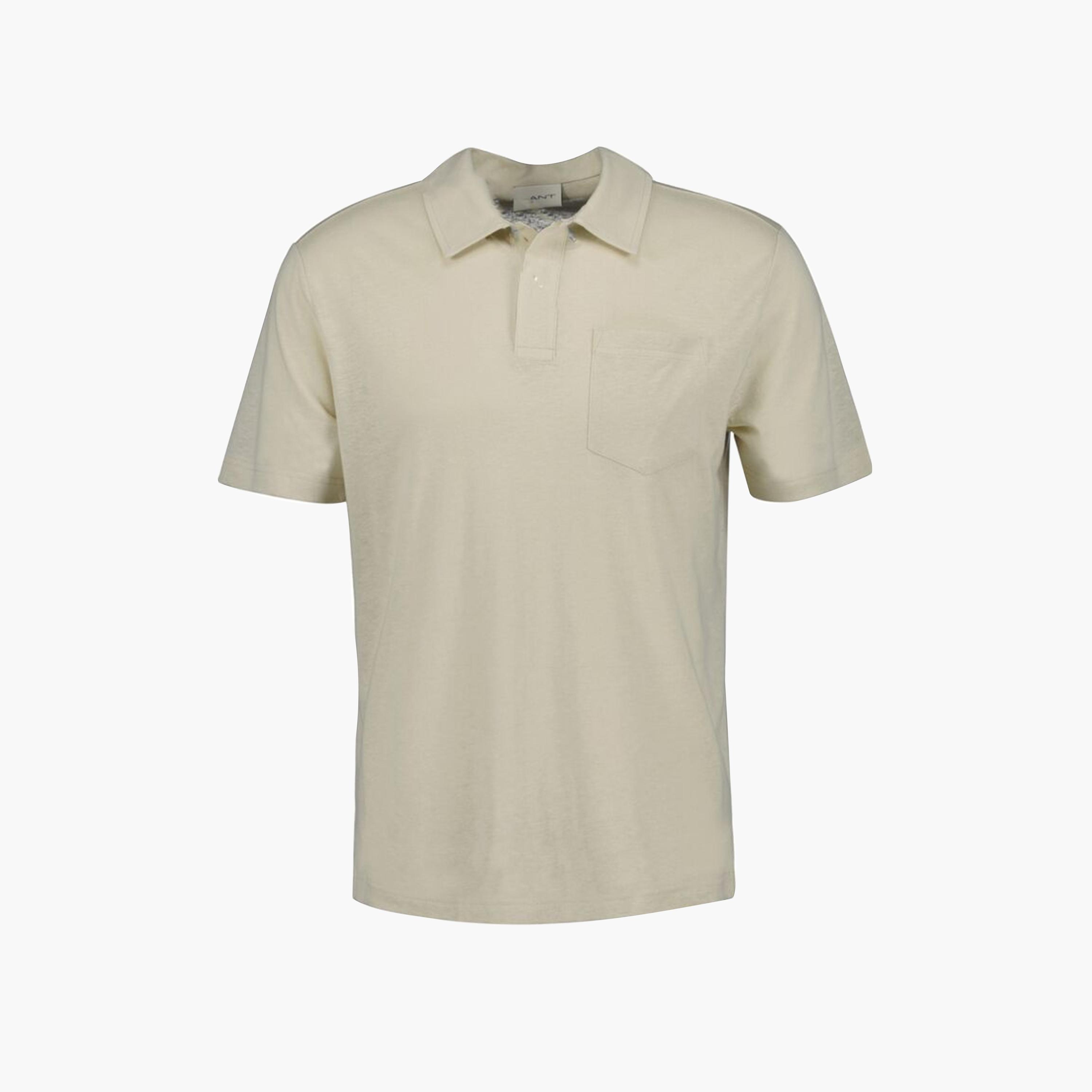 قميص بولو رجالي سادة بأكمام قصيرة من غانت-men-clothing-tshirtsandpolos-polos-image-6