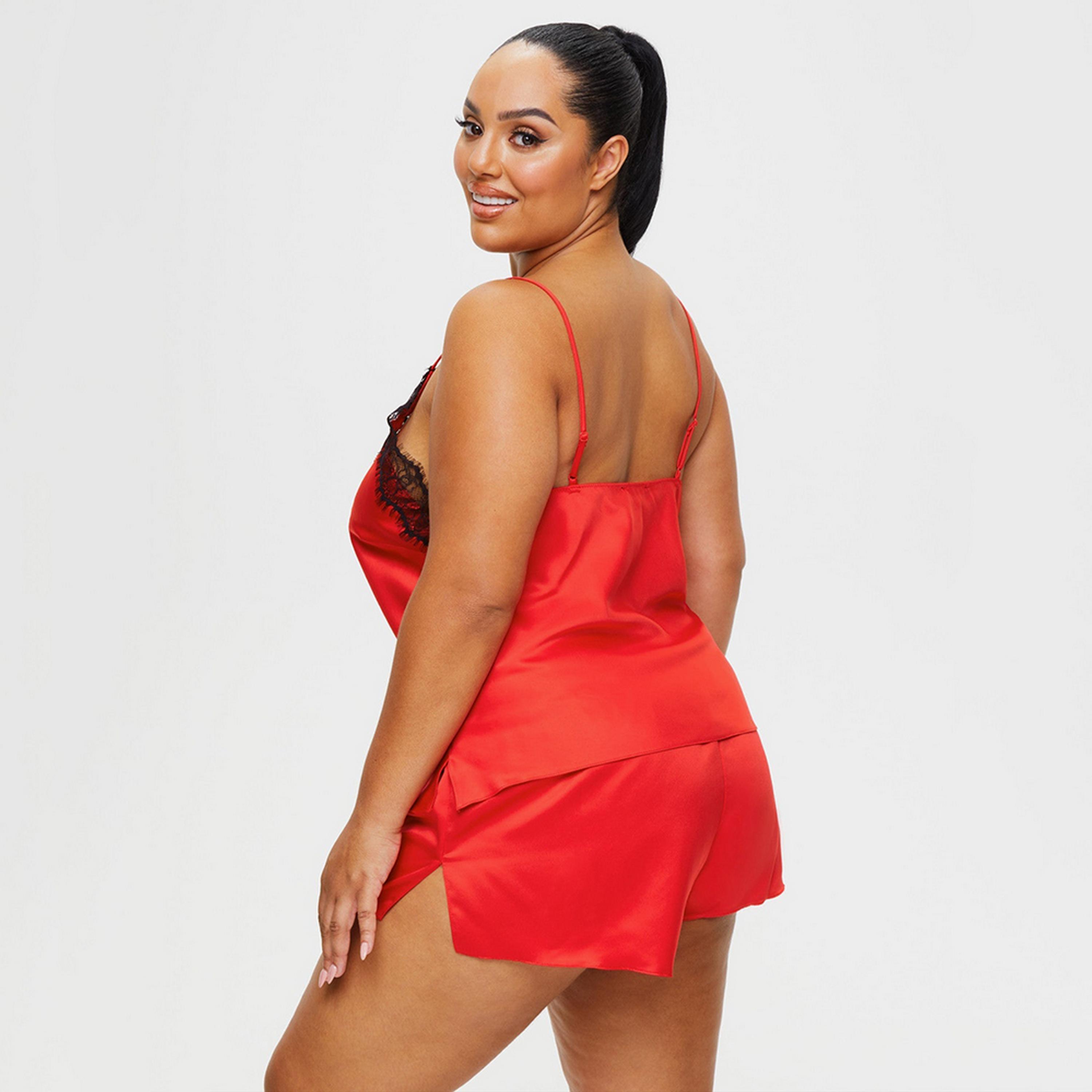 طقم من قطعتين كامي وشورت دانتيل نسائي من آن سمرز-women-clothing-nightwear-pyjamas-shortsets-image-1