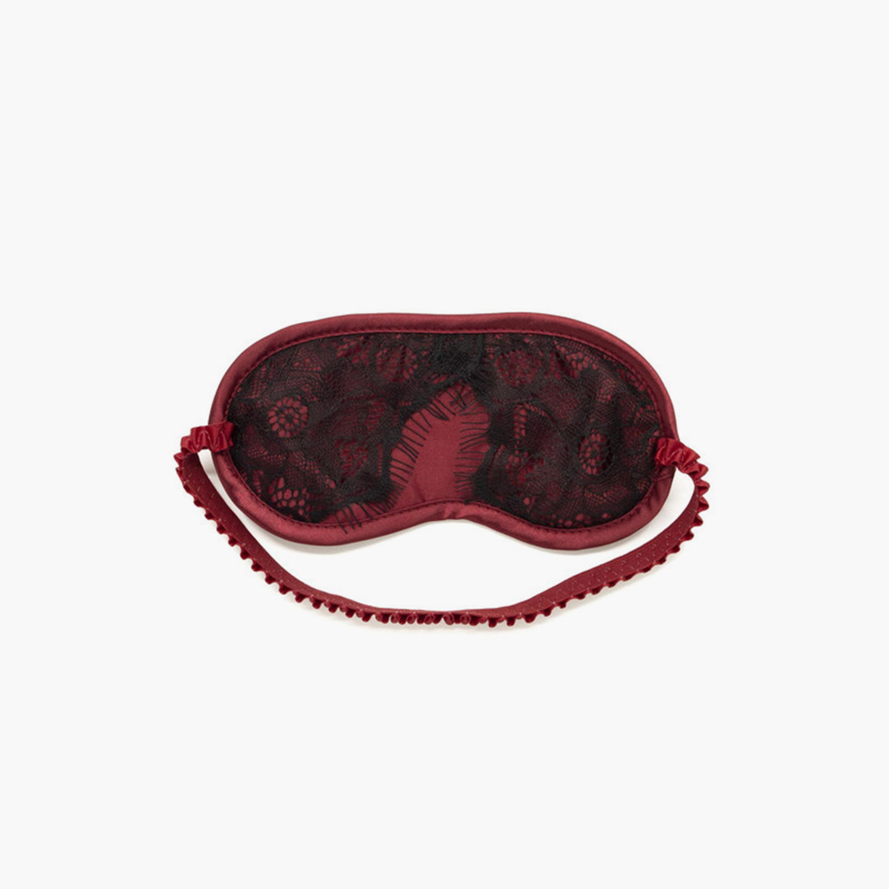 Ann Summers Red Satin and Lace Women's Eye Mask-women-clothing-lingerie-lingerieaccessories-image-1