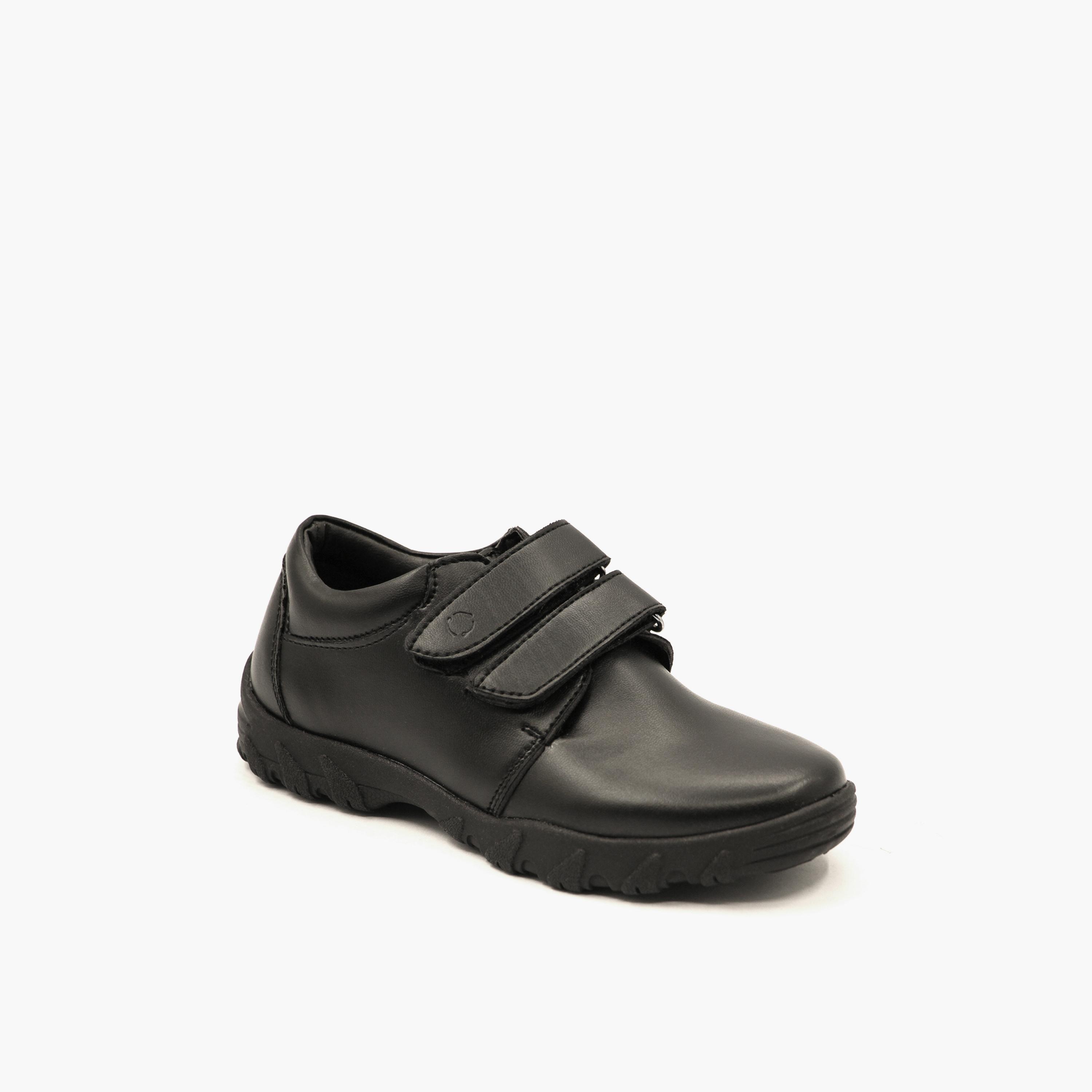 جيومني - حذاء رويال مدرسي للأولاد بشريط لاصق | 2003-boys-shoes-schoolshoes-image-1