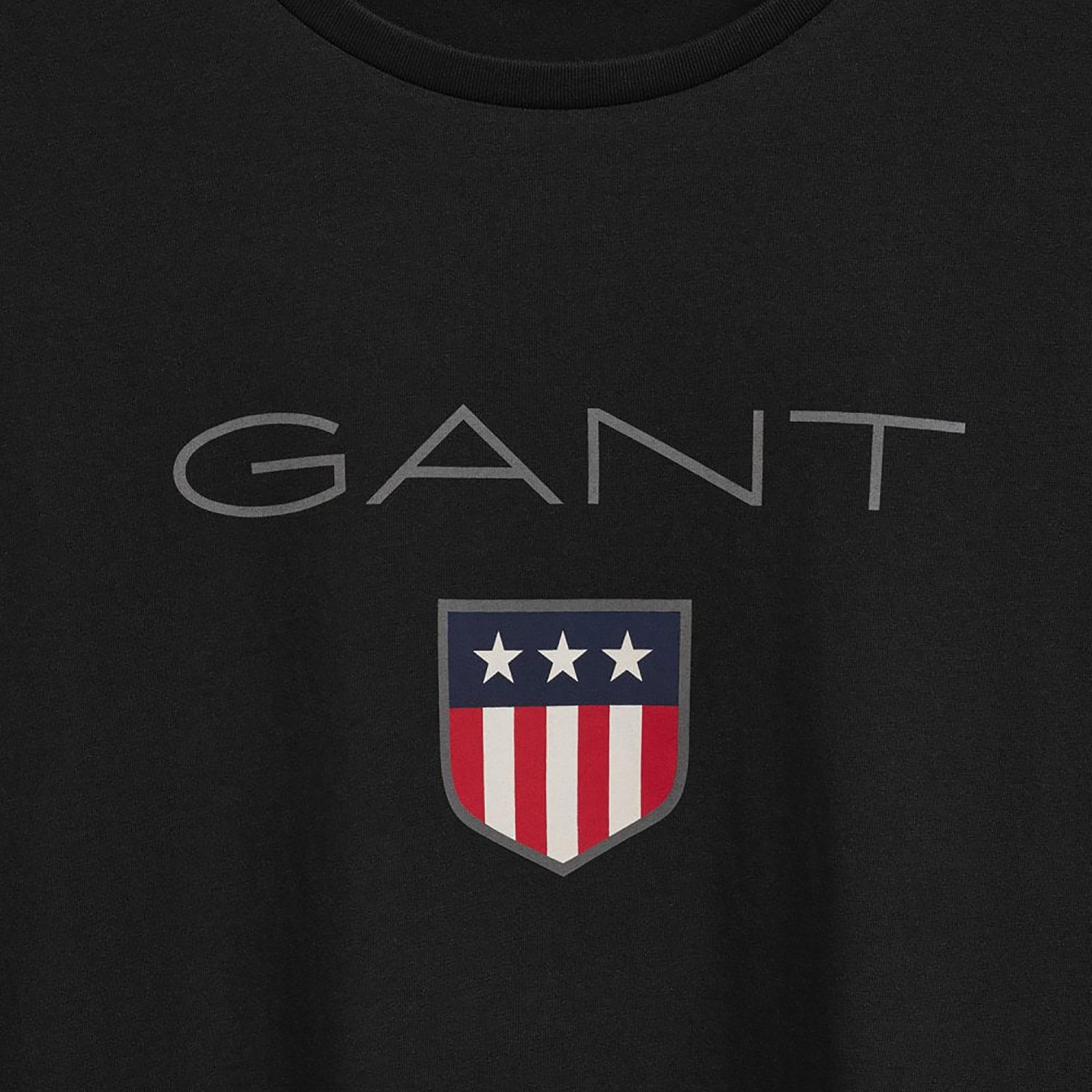 تي-شيرت من جانت لوجو طباعة طاقم الرقبة بأكمام قصيرة ورقبة دائرية-men-clothing-tshirtsandpolos-tshirts-image-2