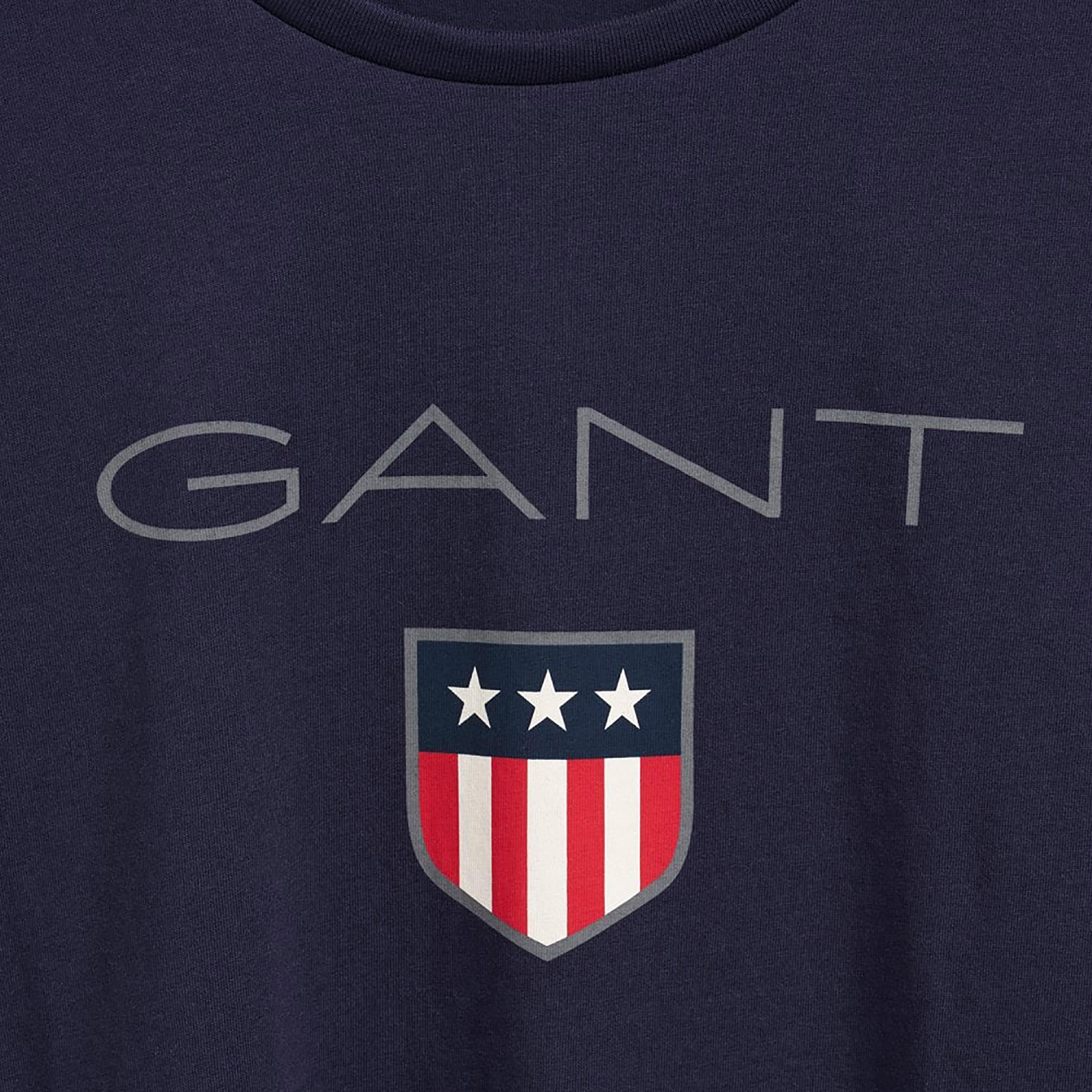 Gant Logo Print Crew Neck Short Sleeves T-Shirt-men-clothing-tshirtsandpolos-tshirts-image-2