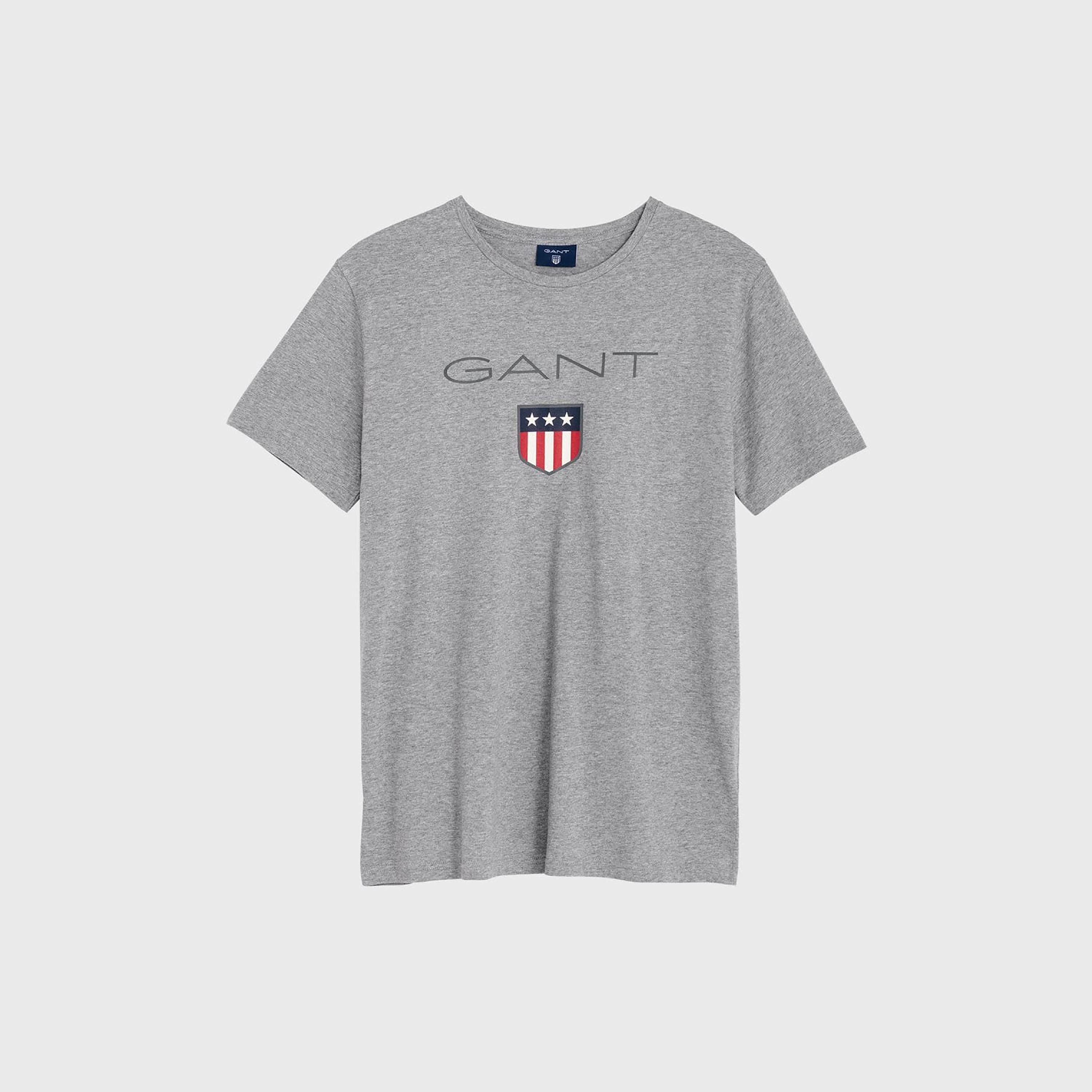 Gant Logo Print Crew Neck Short Sleeves T-Shirt-men-clothing-tshirtsandpolos-tshirts-image-1