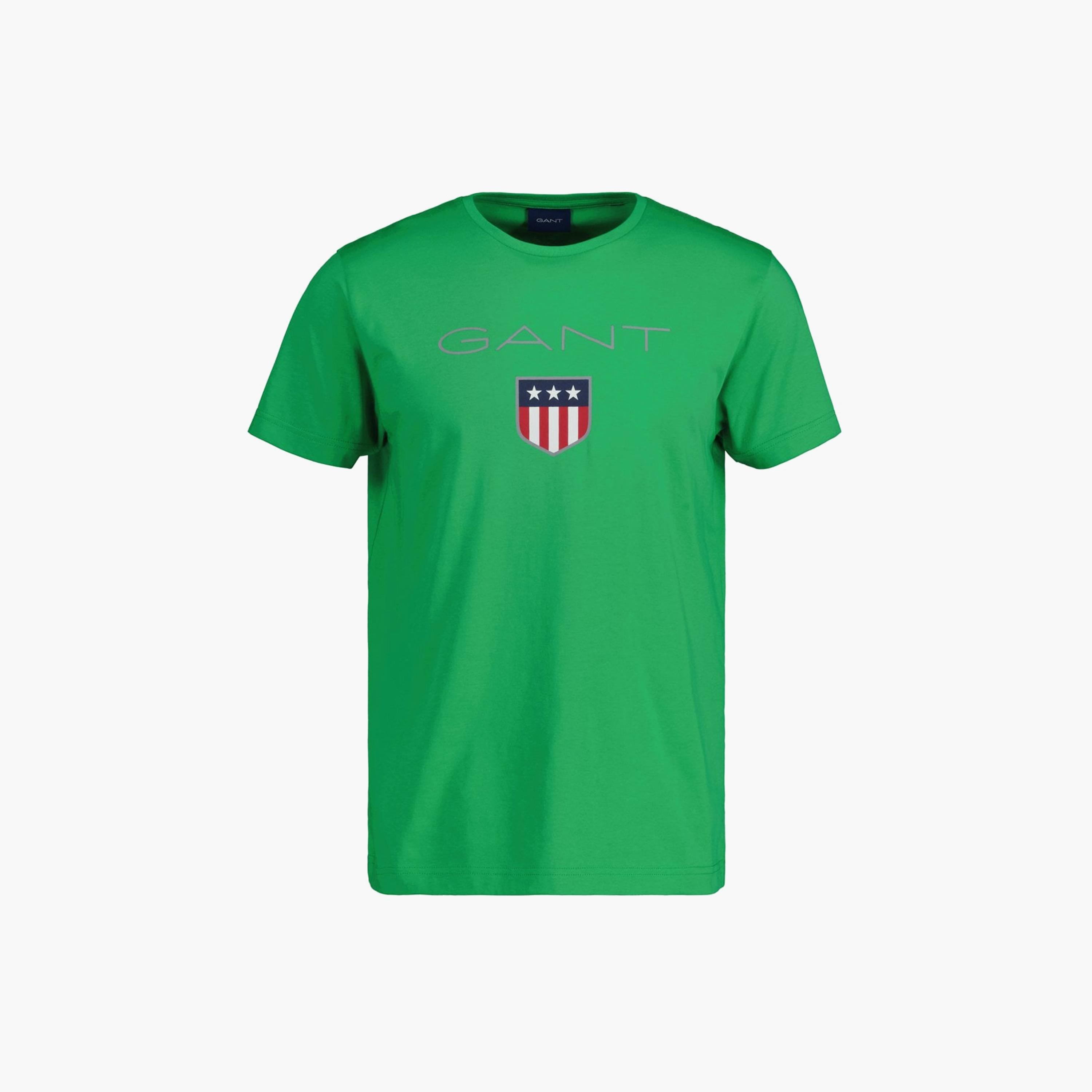 Gant Logo Print Crew Neck Short Sleeves T-Shirt-men-clothing-tshirtsandpolos-tshirts-image-1