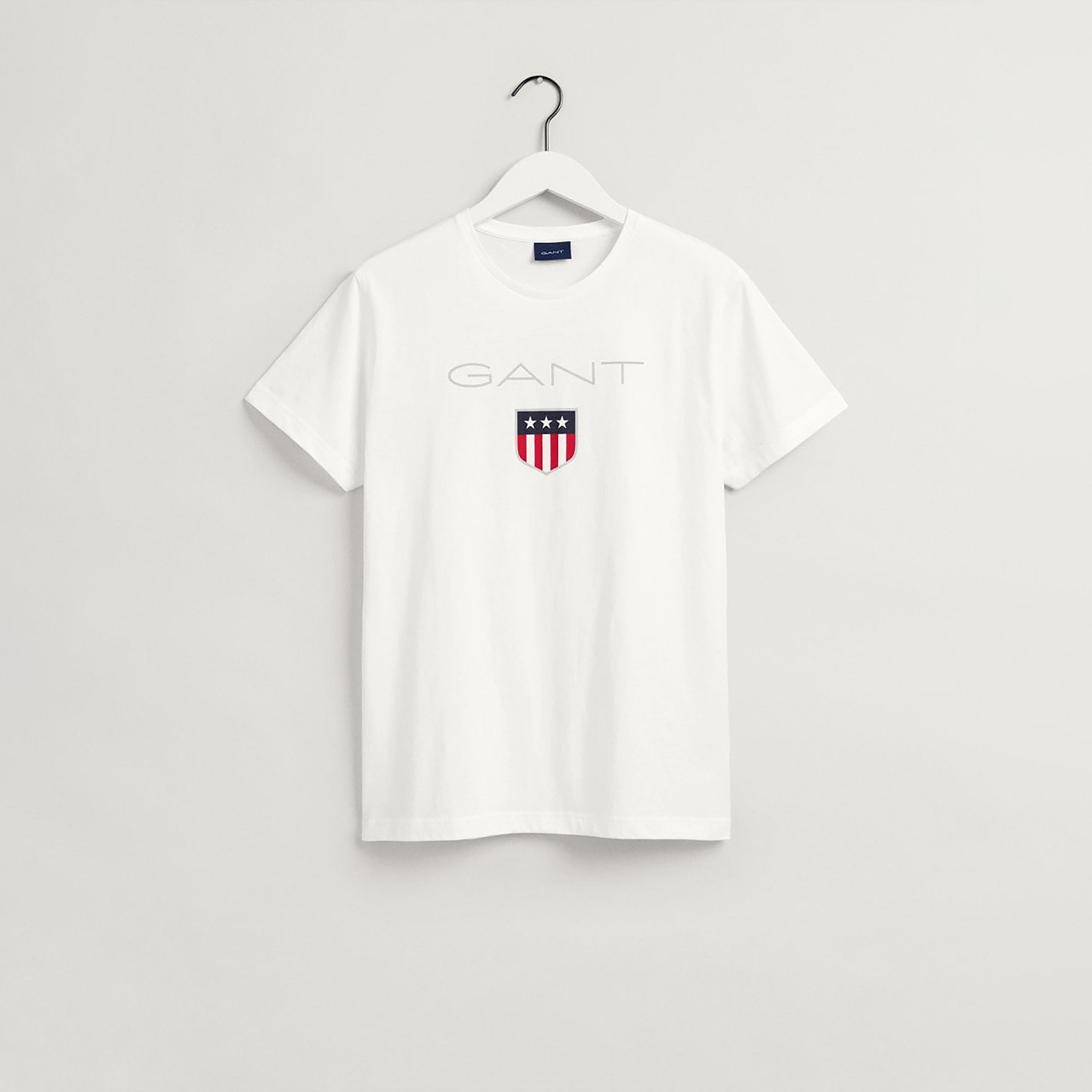 Gant Logo Print Crew Neck Short Sleeves T-Shirt-men-clothing-tshirtsandpolos-tshirts-image-1