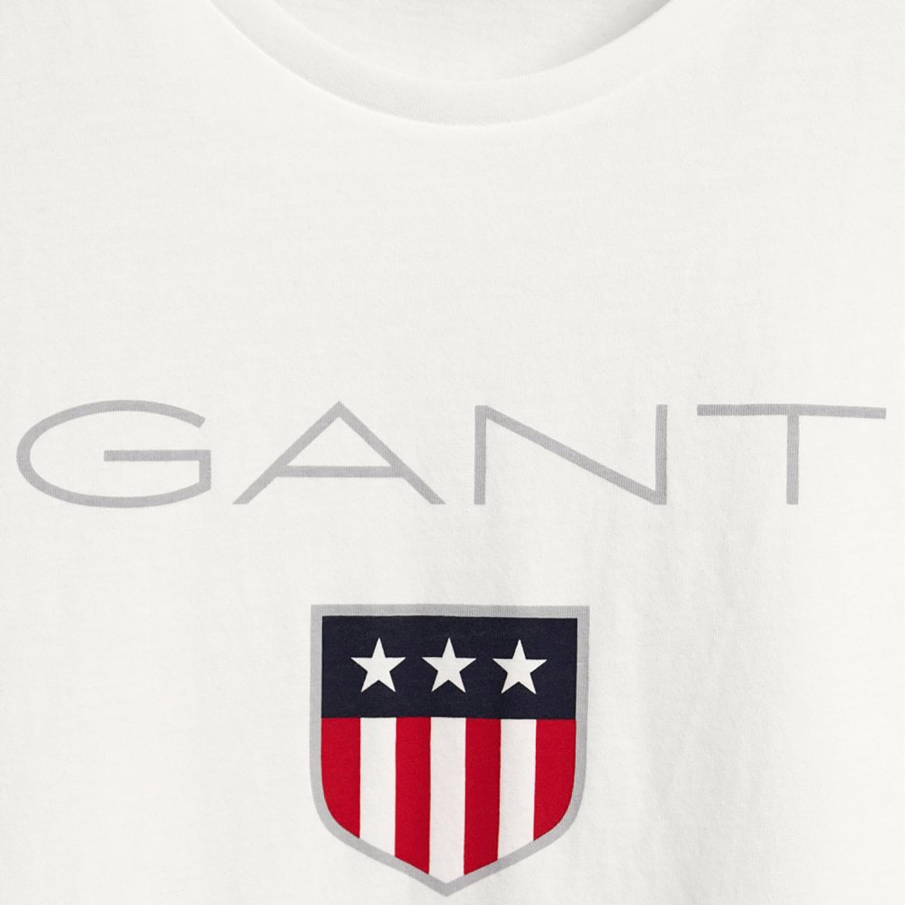 Gant Logo Print Crew Neck Short Sleeves T-Shirt-men-clothing-tshirtsandpolos-tshirts-image-2