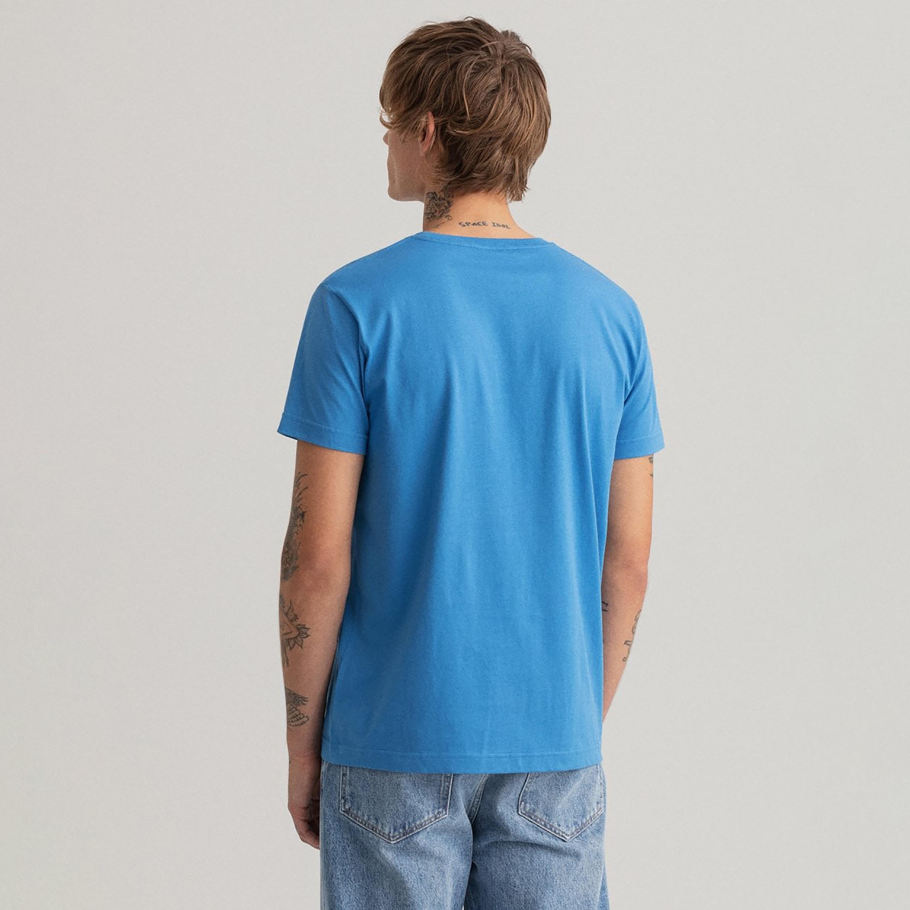 Gant Embroidered Logo Crew Neck Short Sleeves T-Shirt-men-clothing-tshirtsandpolos-tshirts-image-4
