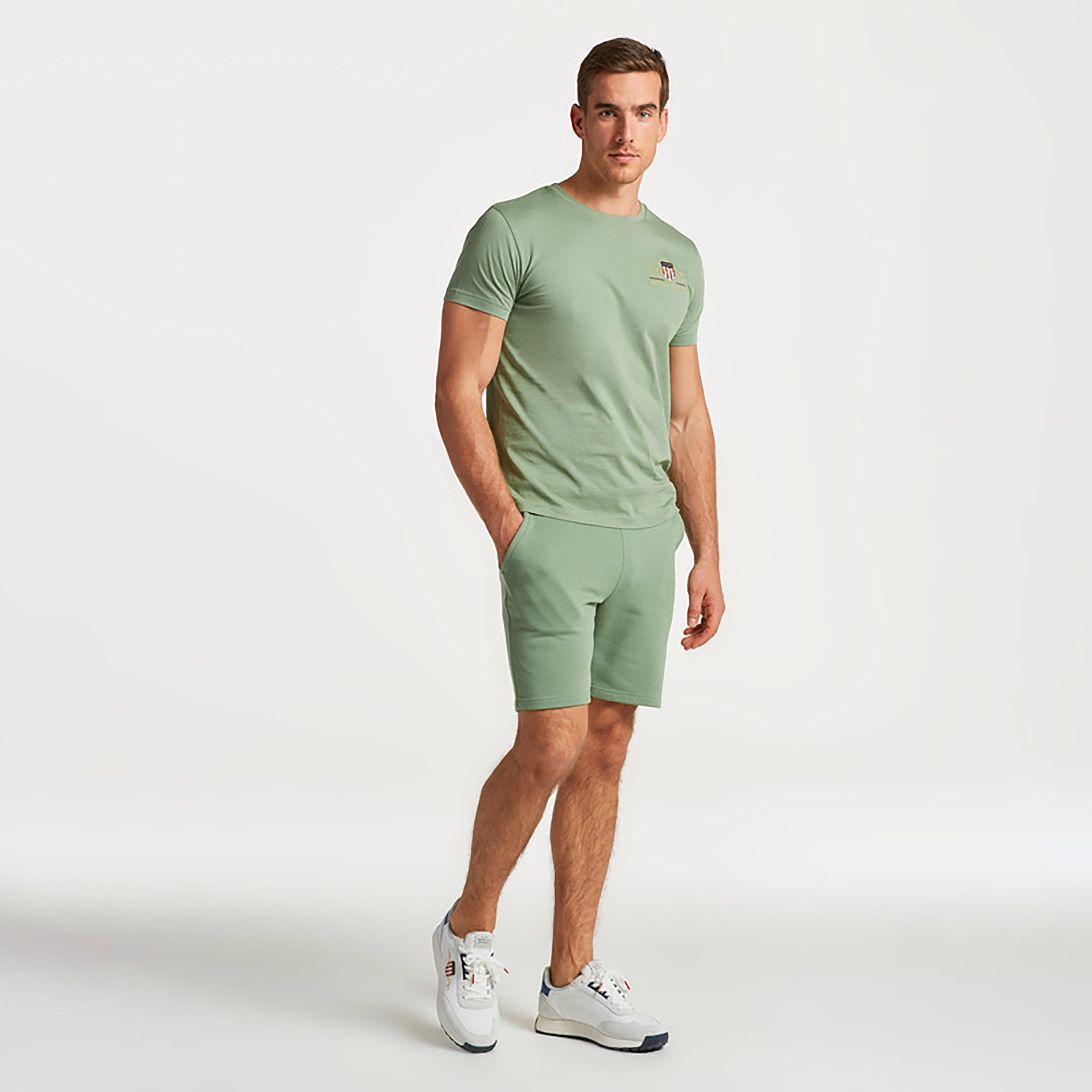 Gant Embroidered Logo Crew Neck Short Sleeves T-Shirt-men-clothing-tshirtsandpolos-tshirts-image-2