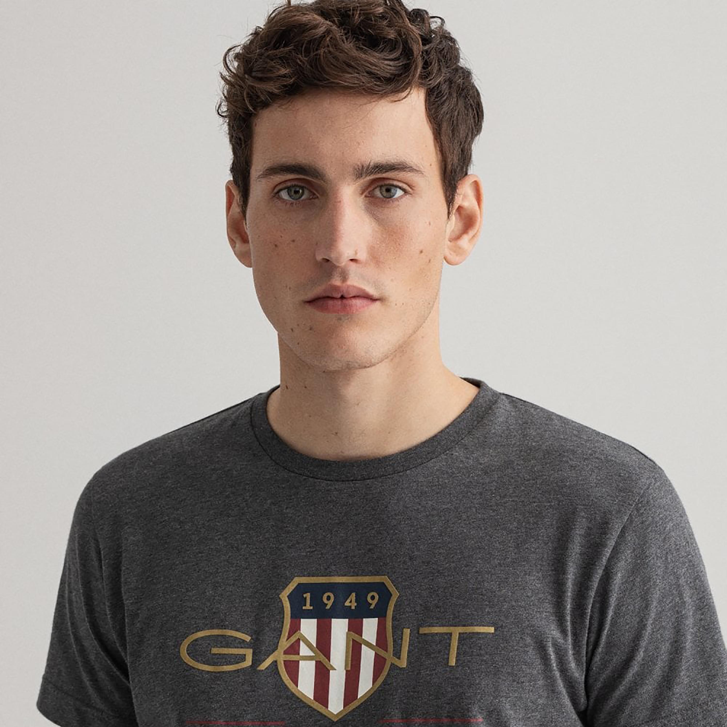 Gant Logo Print Crew Neck Short Sleeves T-Shirt-men-clothing-tshirtsandpolos-tshirts-image-3