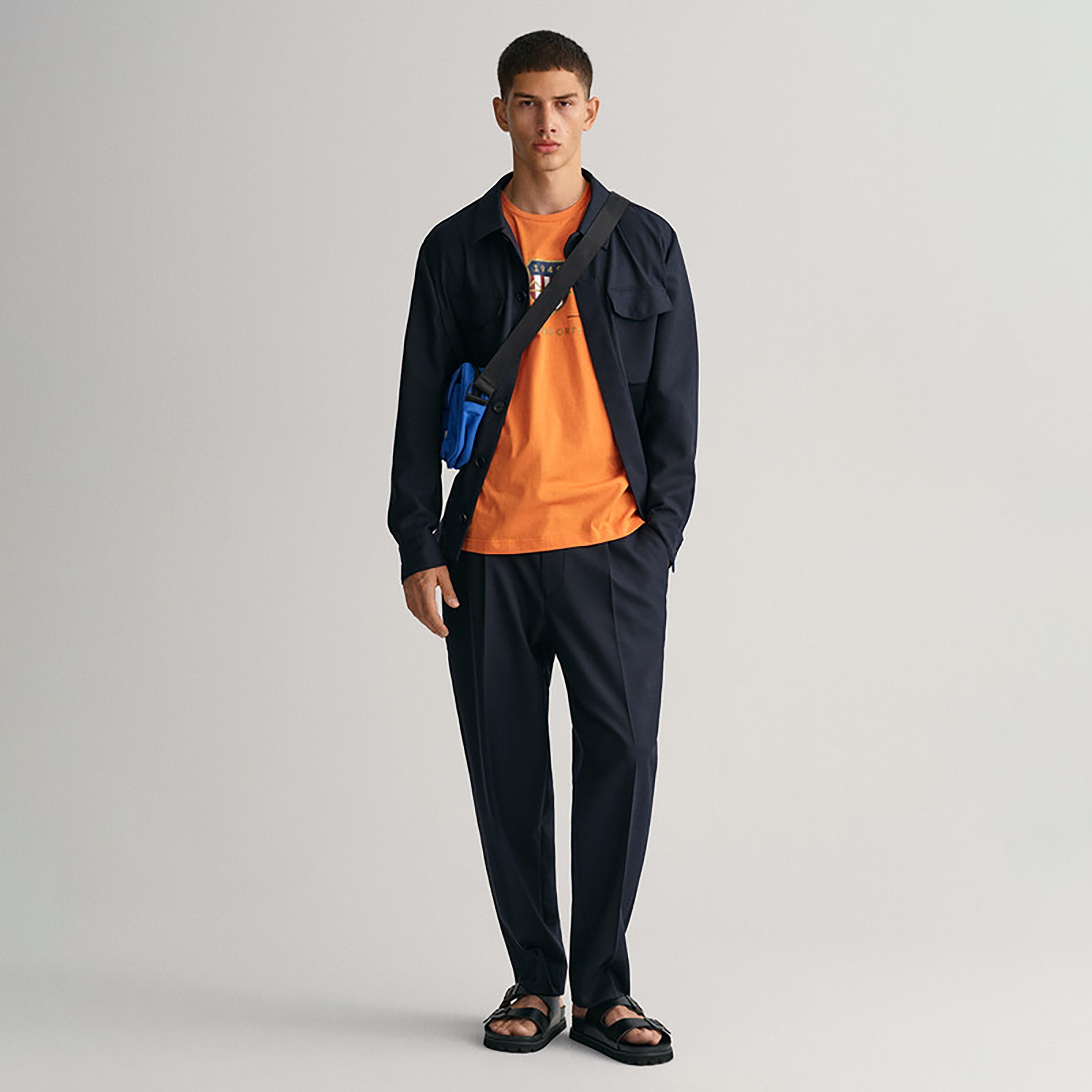 Gant Logo Print Crew Neck Short Sleeves T-Shirt-men-clothing-tshirtsandpolos-tshirts-image-2