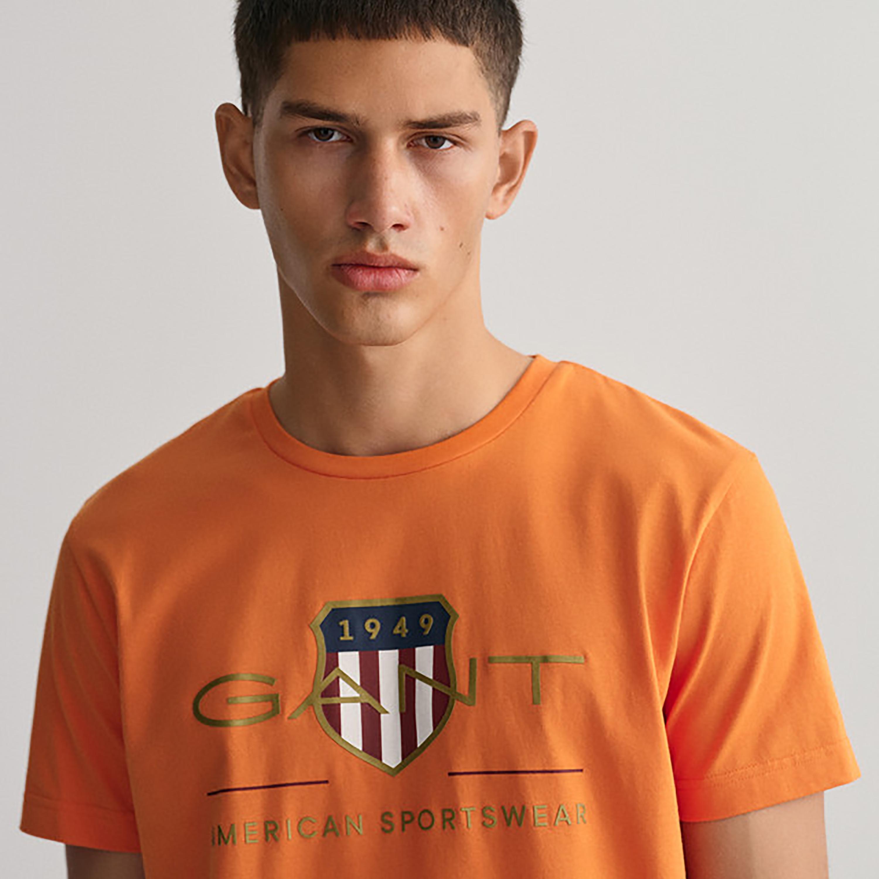 Gant Logo Print Crew Neck Short Sleeves T-Shirt-men-clothing-tshirtsandpolos-tshirts-image-3