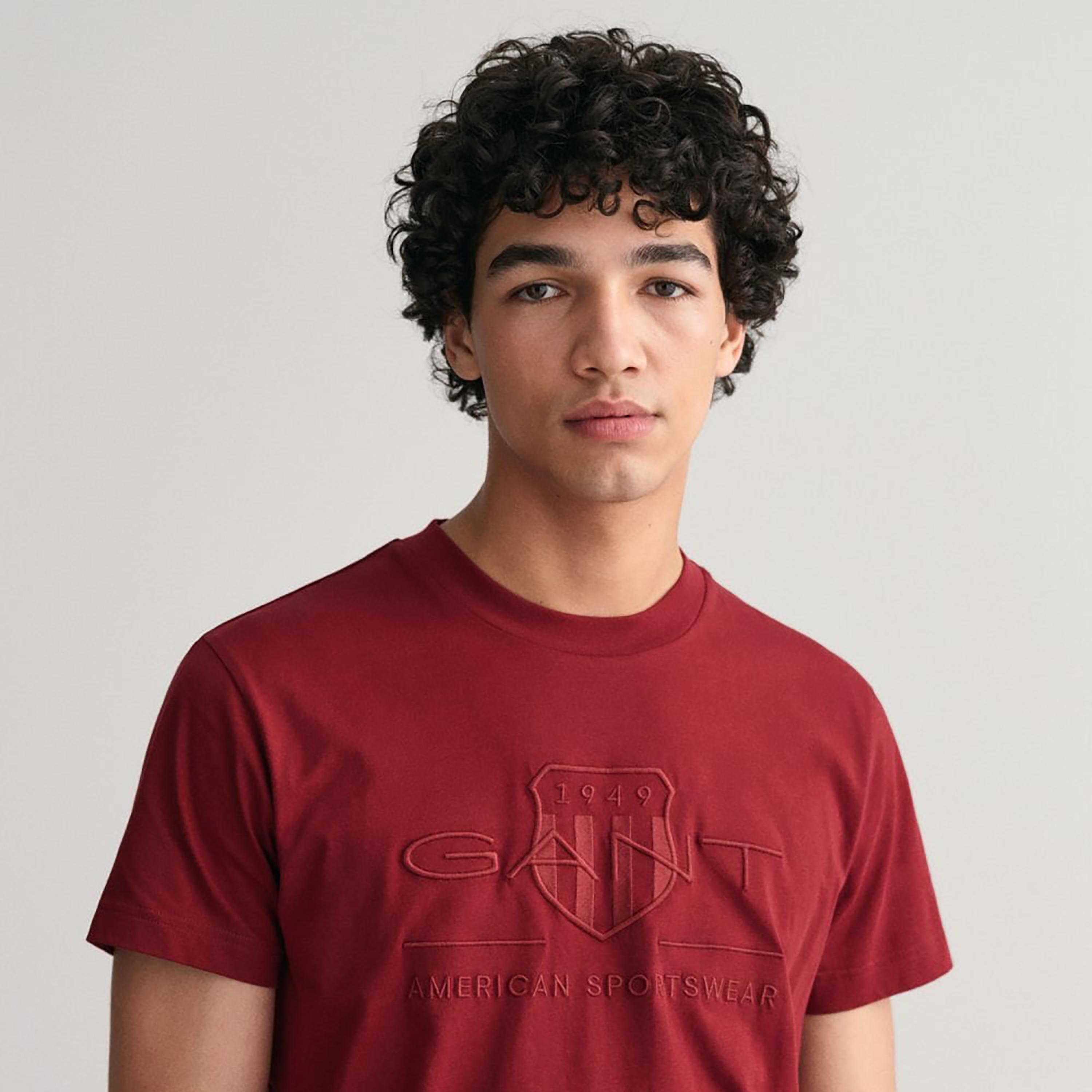 Gant Embroidered Crew Neck Short Sleeves T-Shirt-men-clothing-tshirtsandpolos-tshirts-image-3