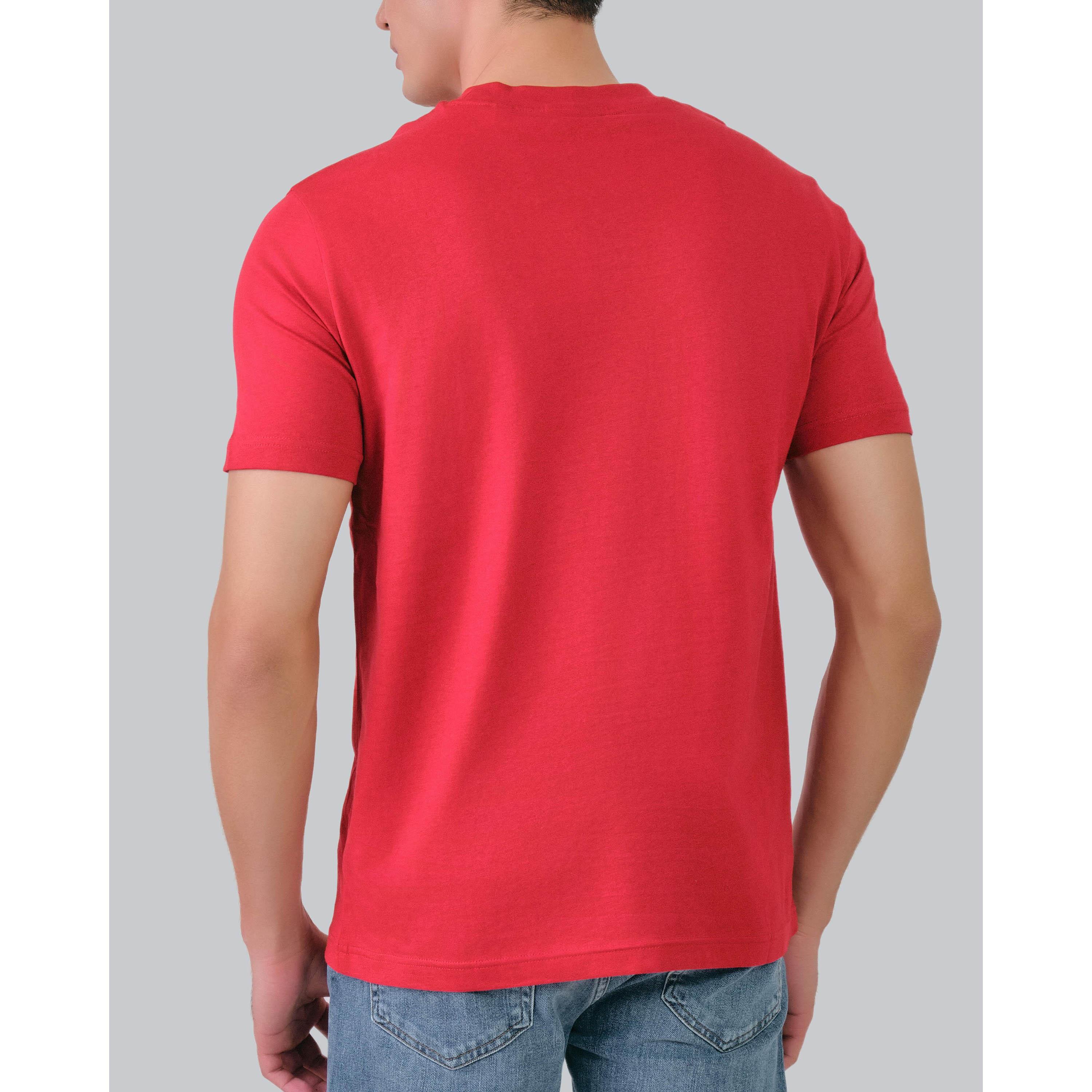 شعار جانت المطرز على الدرع، قميص رجالي بأكمام قصيرة برقبة دائرية-men-clothing-tshirtsandpolos-tshirts-image-9