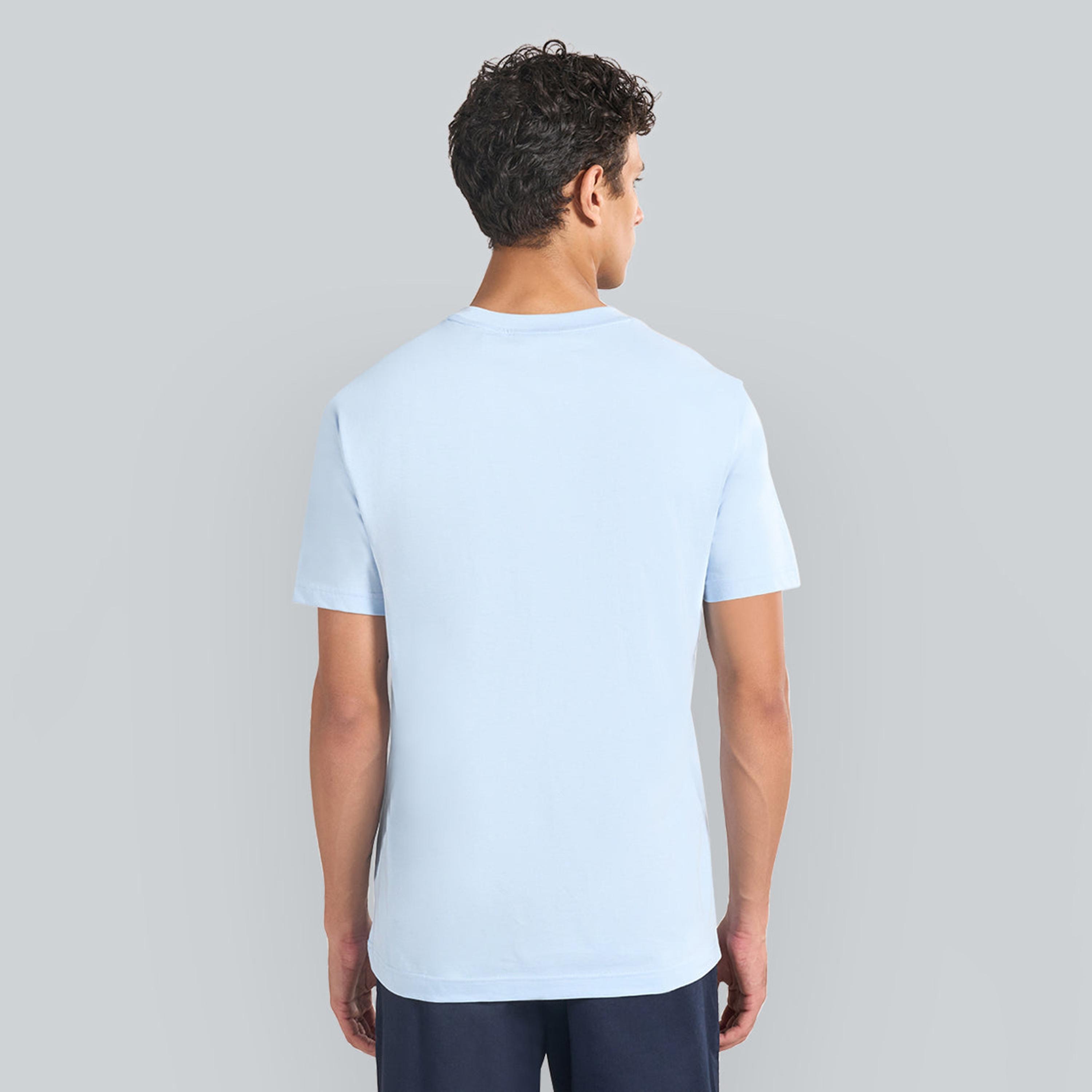 Gant Embroidered Logo Crew Neck Short Sleeves Men's T-Shirt-men-clothing-tshirtsandpolos-tshirts-image-12